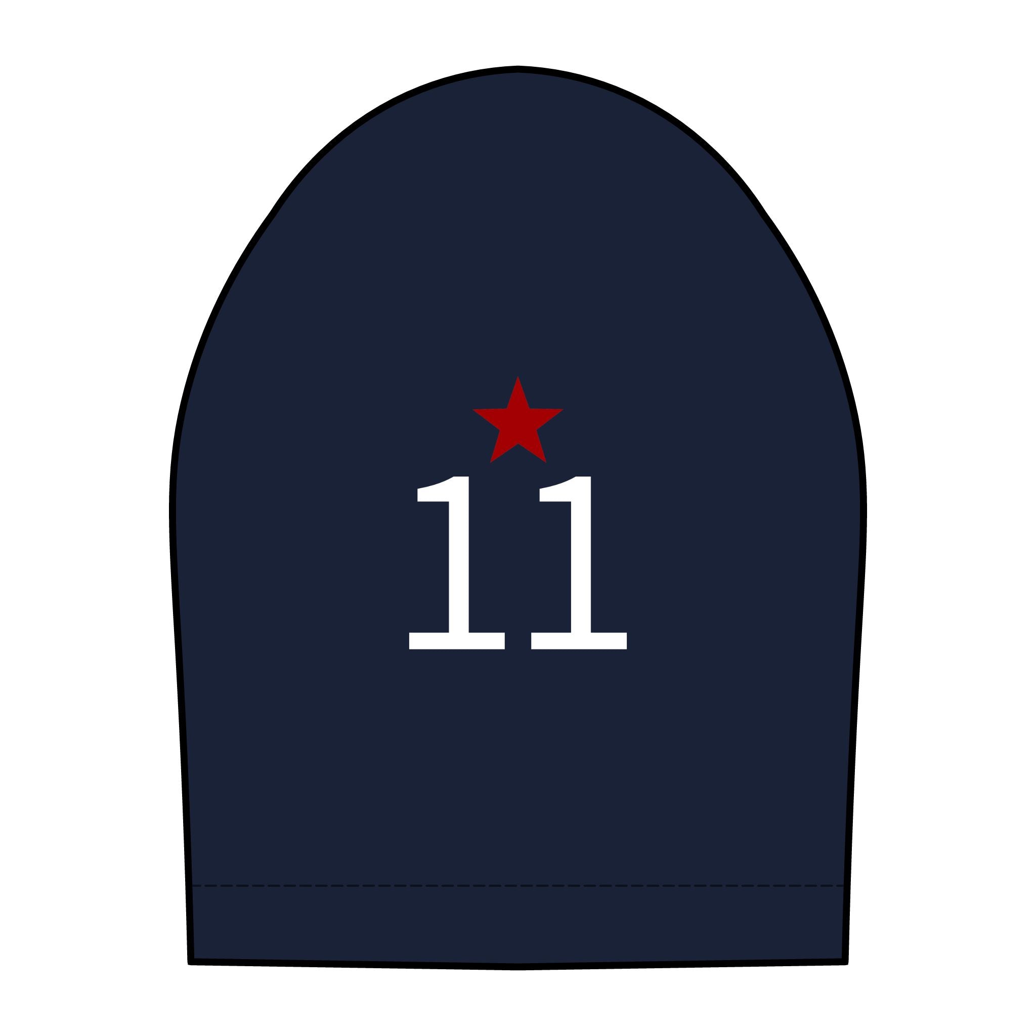 11*  I Miss You: Team polo Shirt - Blue Ribbon - Widow / Women's