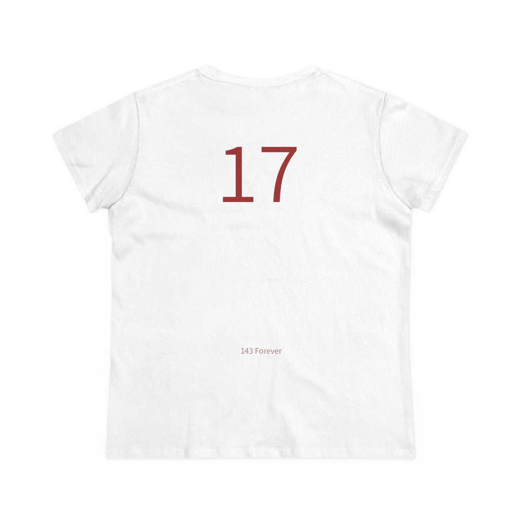 17th  Happy Anniversary: Team Shirt Short - Wife / Women's