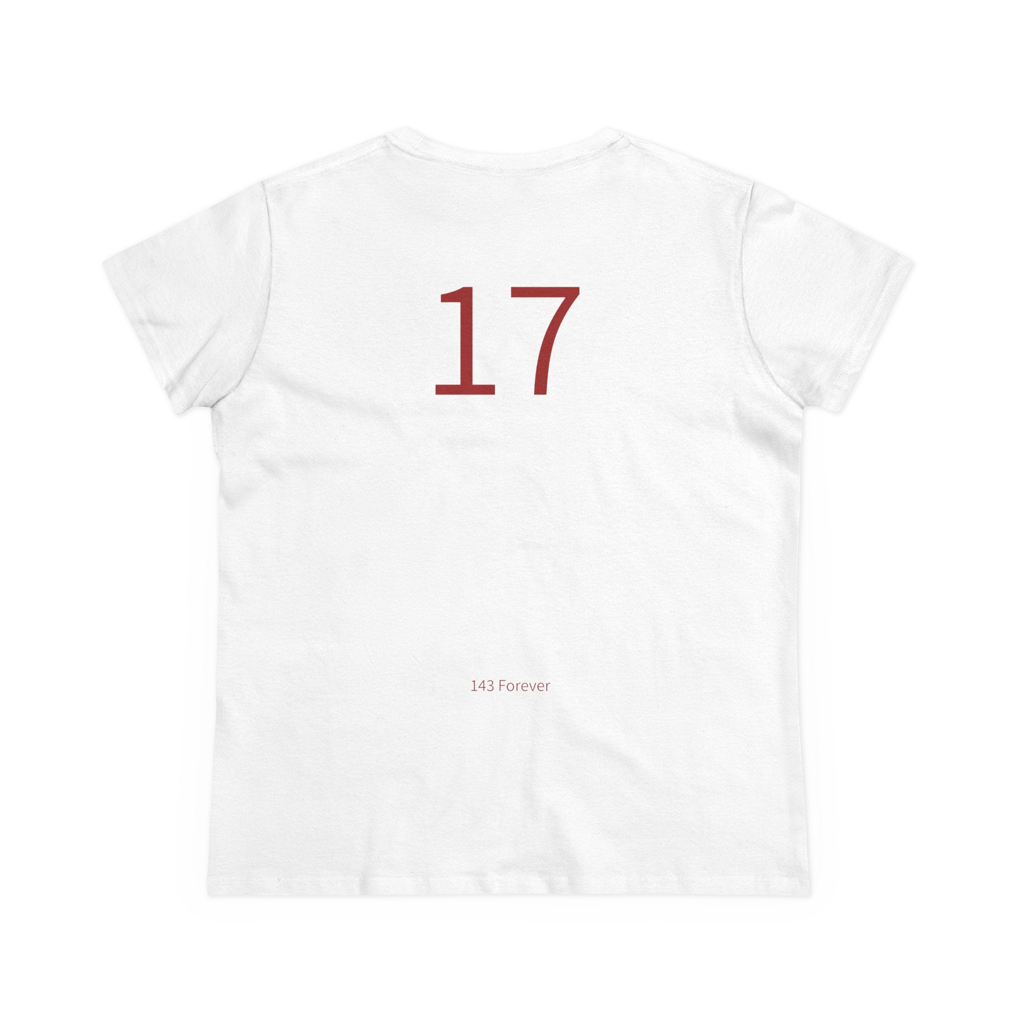 17th  Happy Anniversary: Team Shirt Short - Wife / Women's