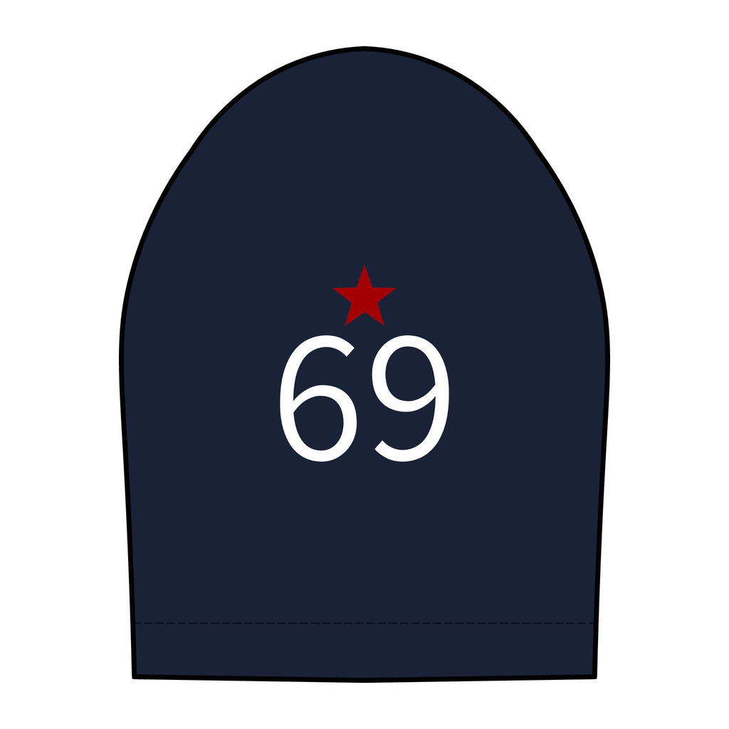 69*  I Miss You: Team polo Shirt - Blue Ribbon - Widow / Women's