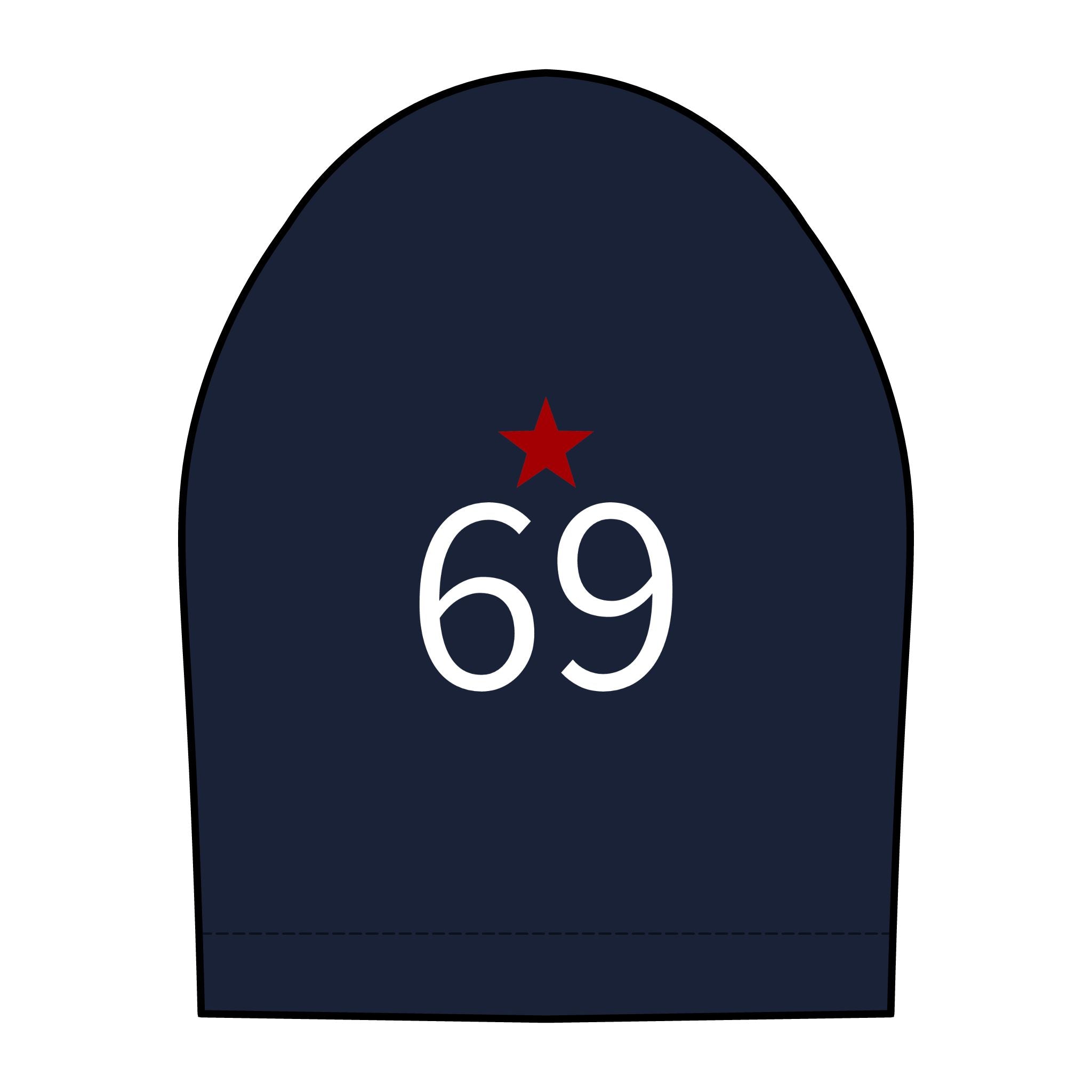 69*  I Miss You: Team polo Shirt - Blue Ribbon - Widow / Women's