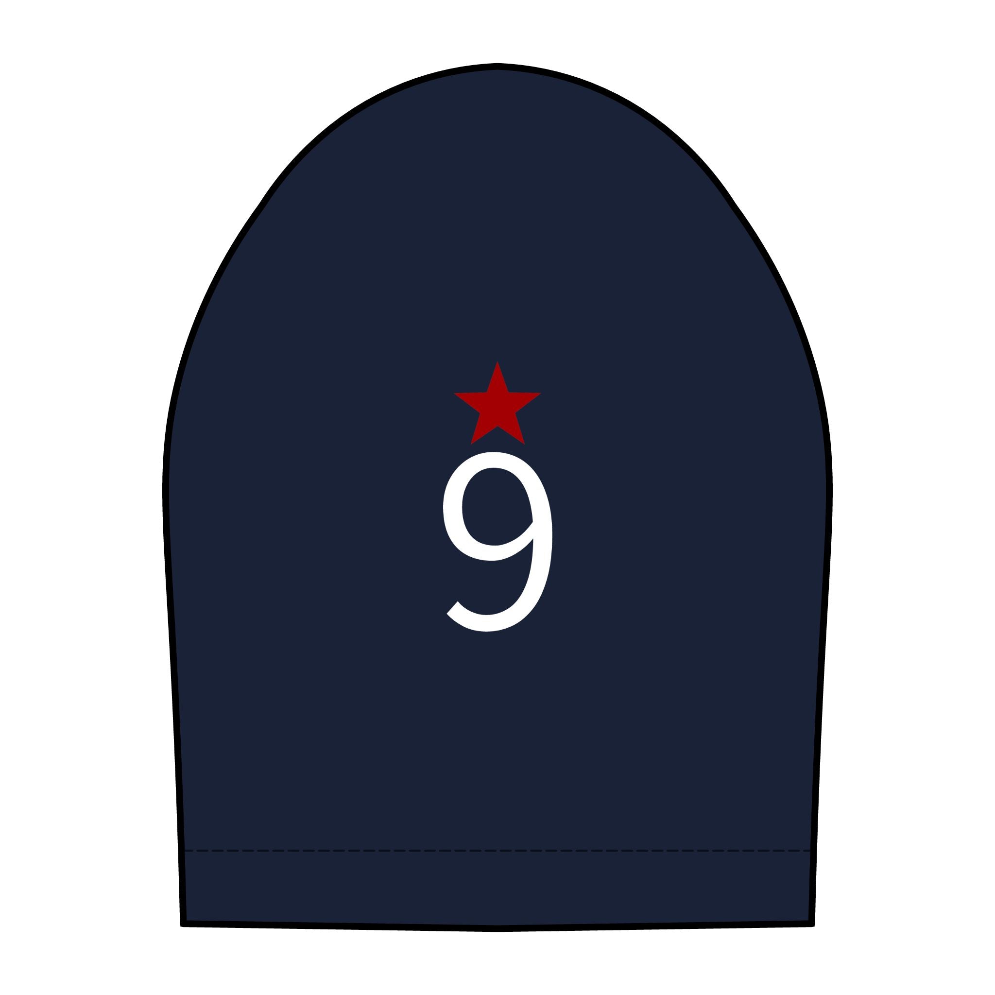 9*  I Miss You: Team polo Shirt - Blue Ribbon - Widow / Women's
