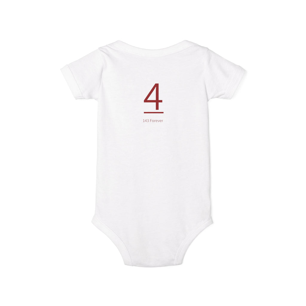 4th  Lil' Teammates: Team Onesie Infant - Daughter  / Girl's
