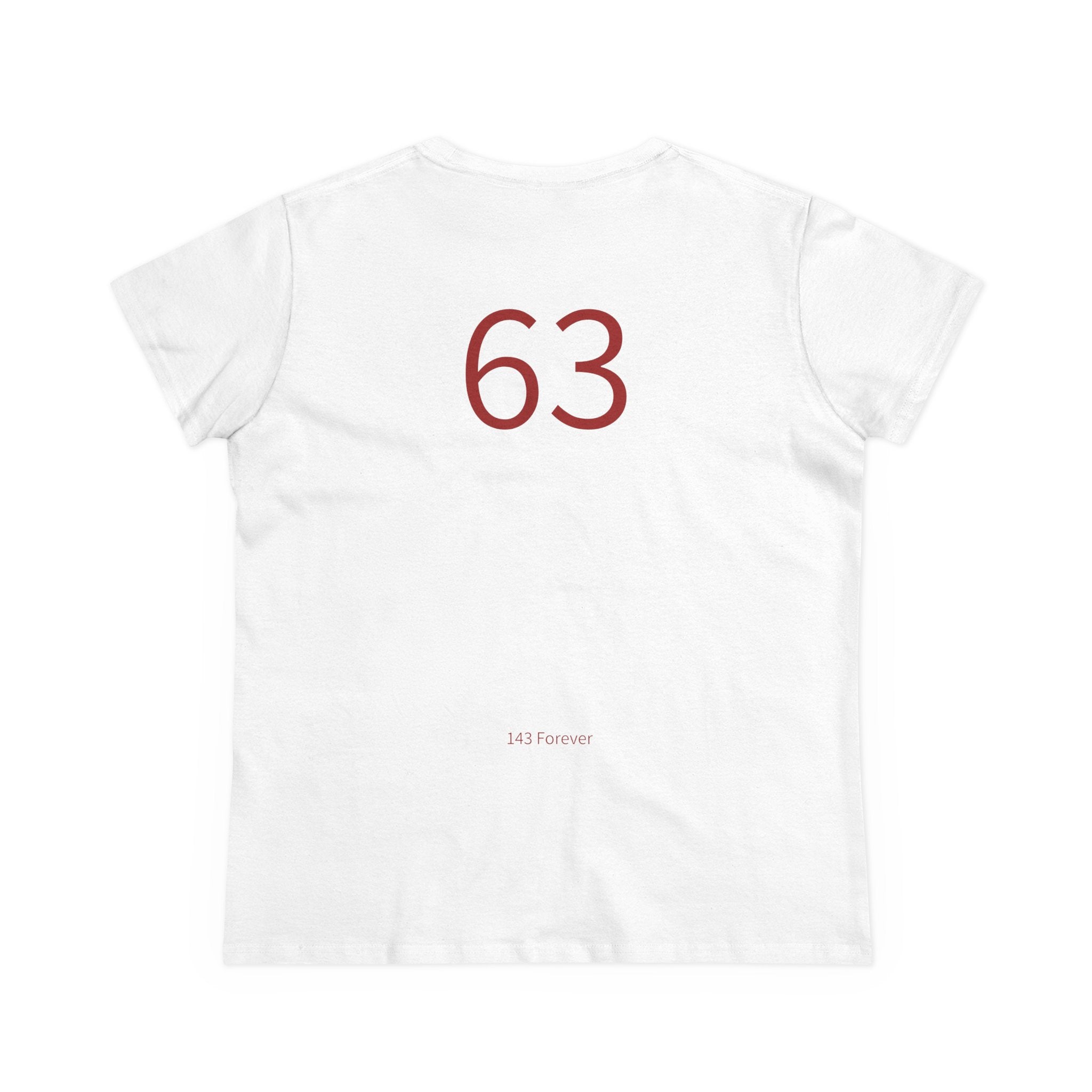 63rd  Happy Anniversary: Team Shirt Short - Wife / Women's