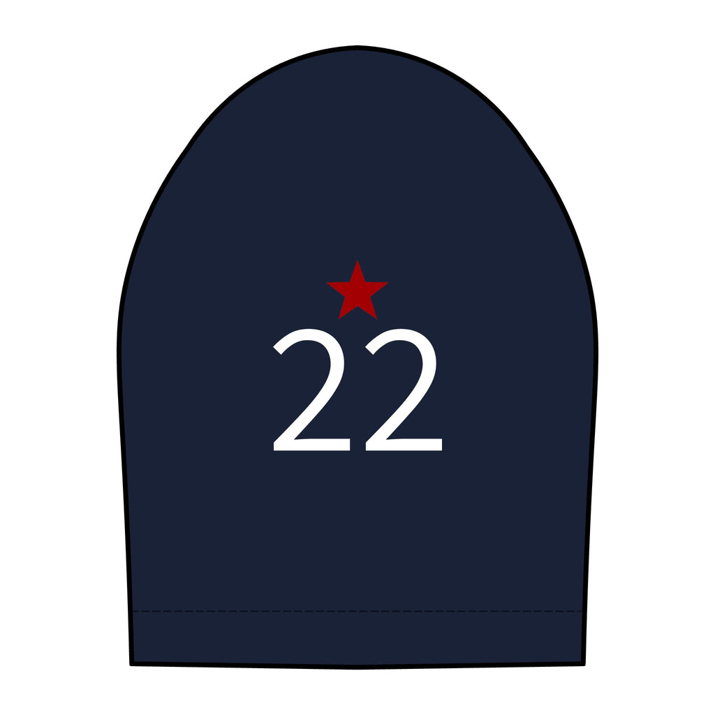 22*  I Miss You: Team polo Shirt - Blue Ribbon - Widow / Women's