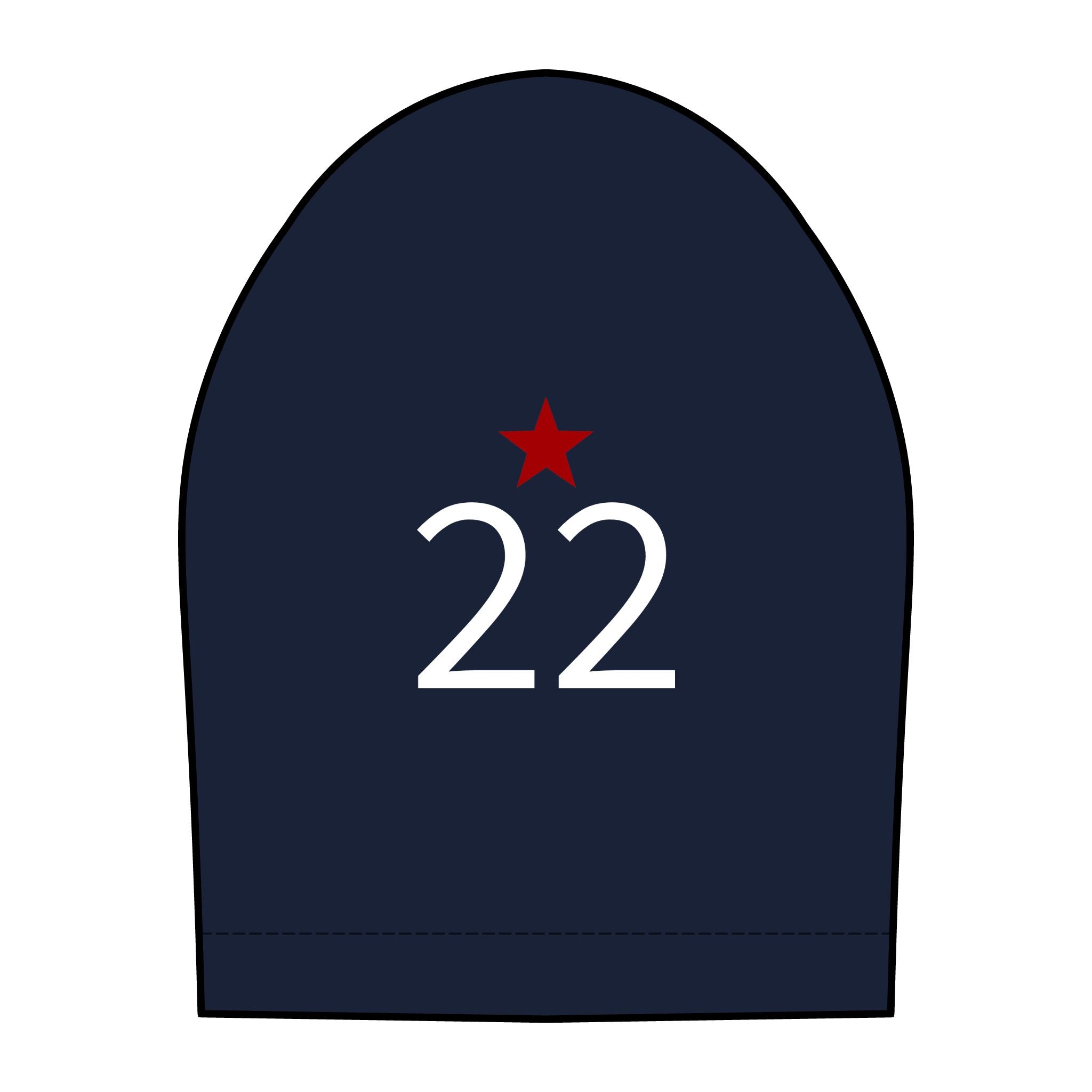 22*  I Miss You: Team polo Shirt - Blue Ribbon - Widow / Women's