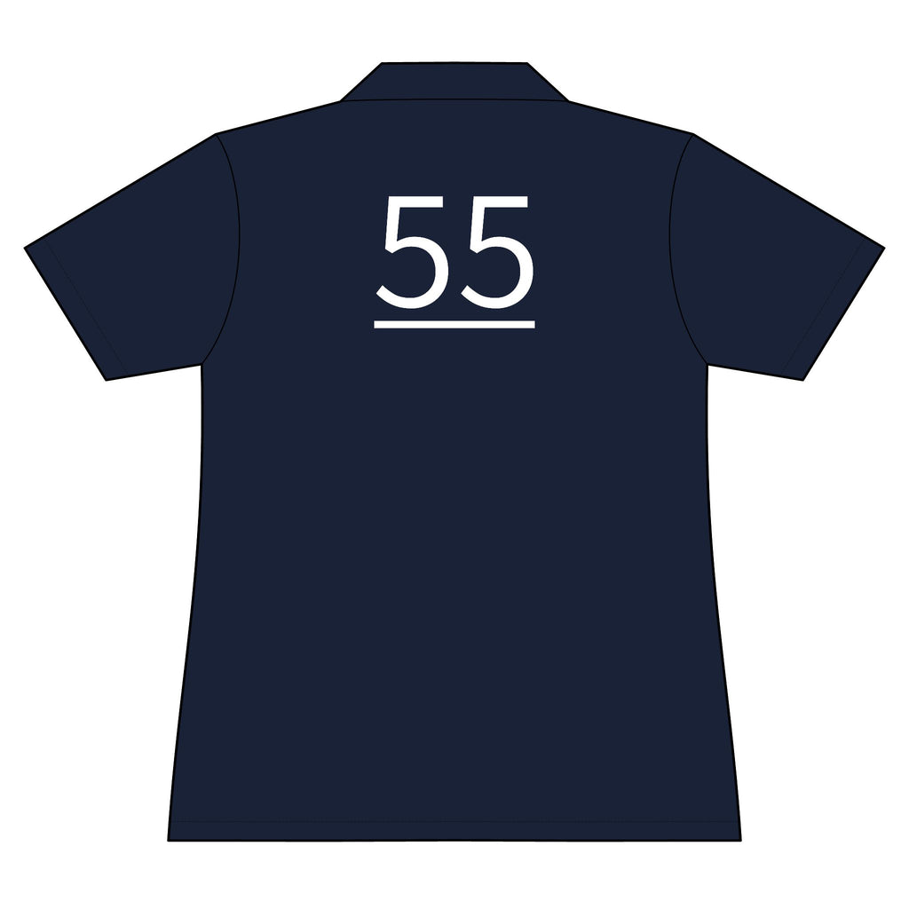 55th  Teammate: Team polo Shirt - Blue Ribbon - Daughter / Women's
