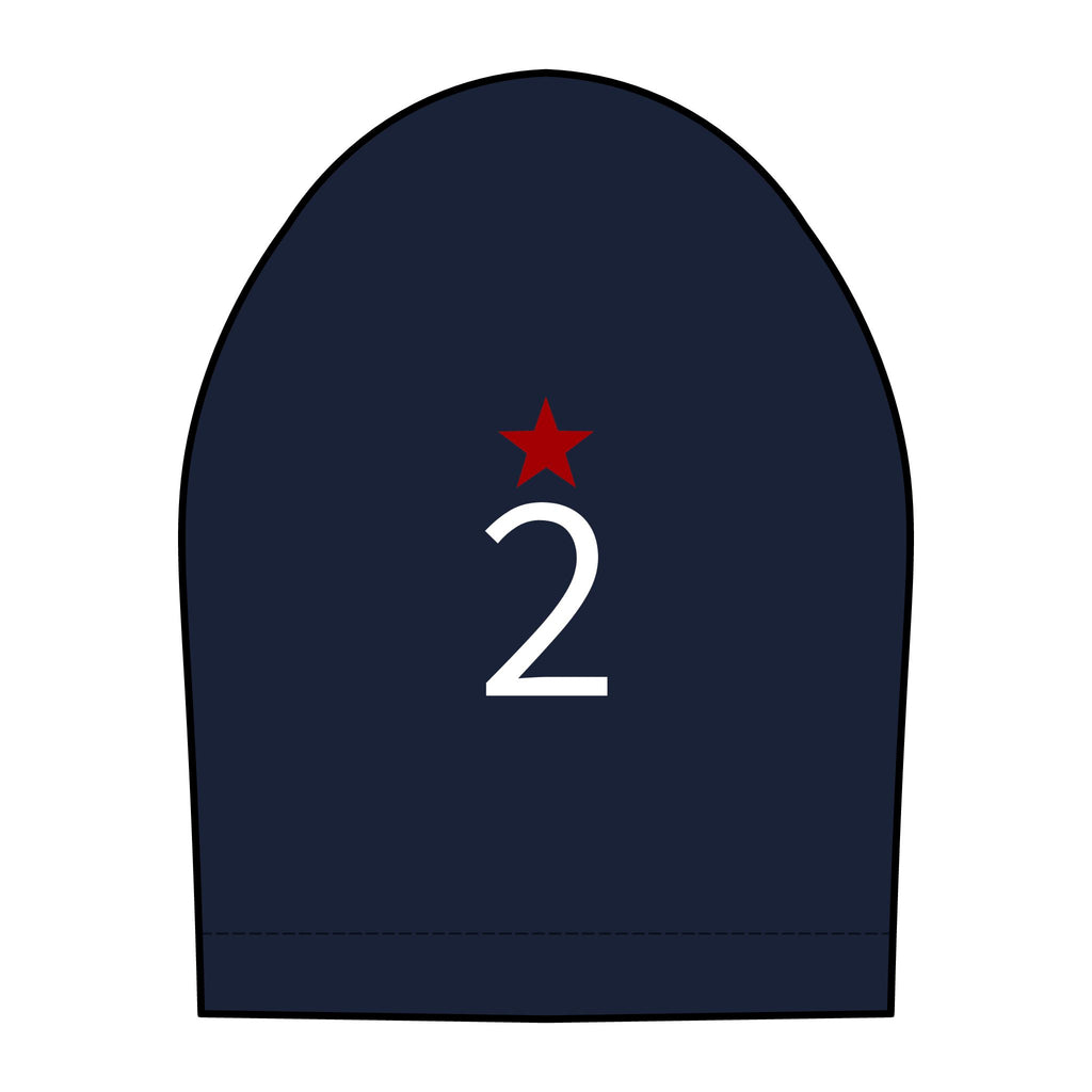2*  I Miss You: Team polo Shirt - Blue Ribbon - Widow / Women's