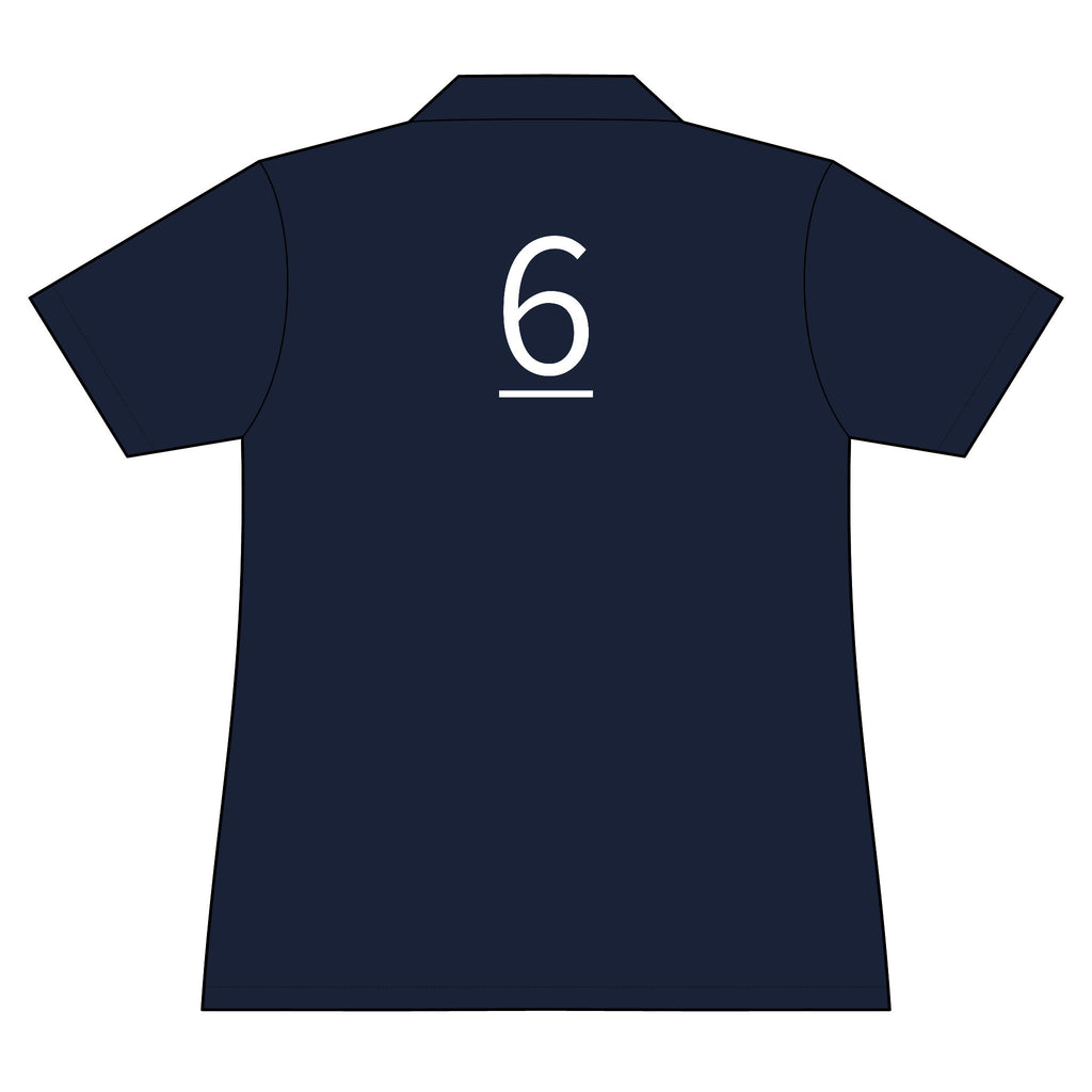 6th  Teammate: Team polo Shirt - Blue Ribbon - Daughter / Women's