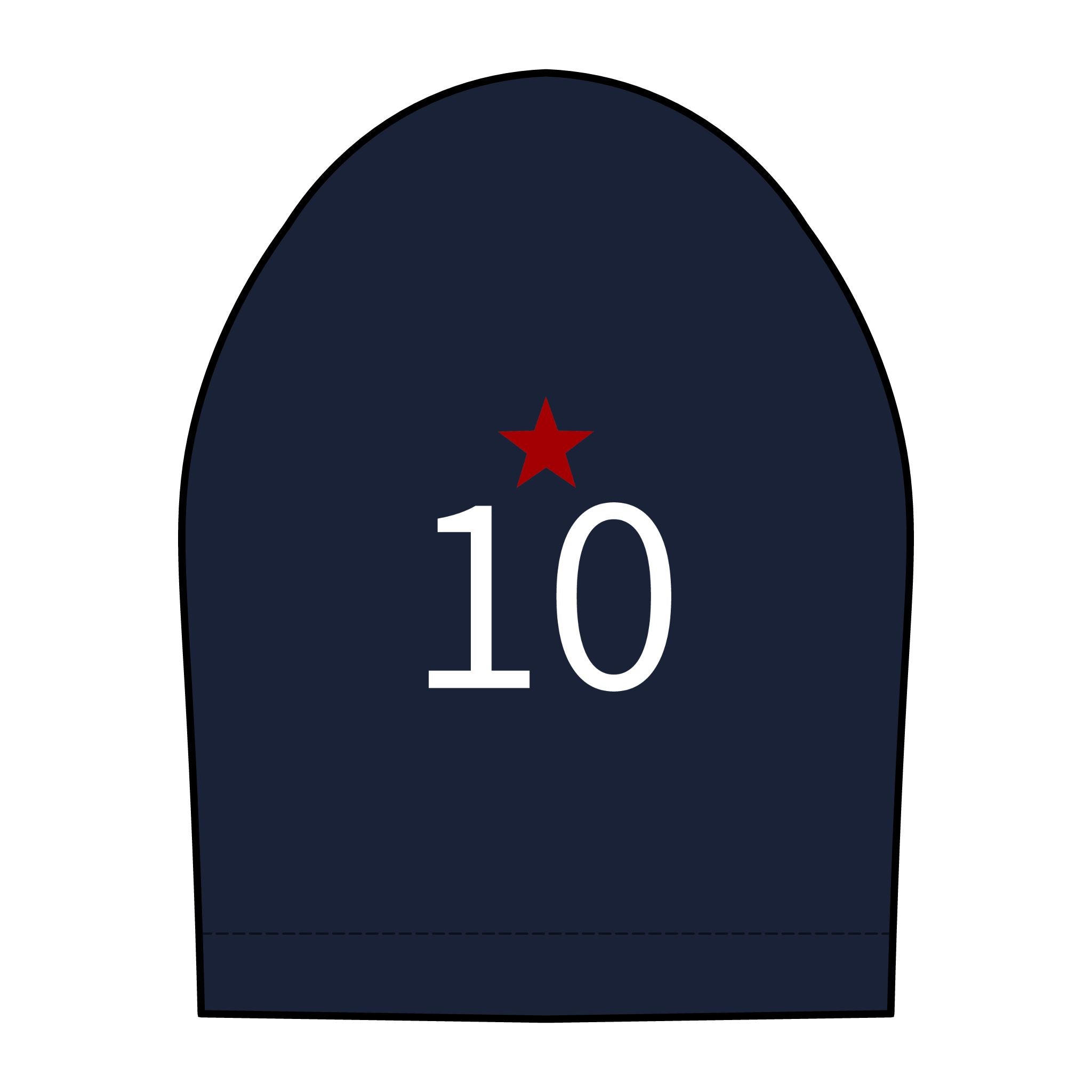 10*  I Miss You: Team polo Shirt - Blue Ribbon - Widow / Women's