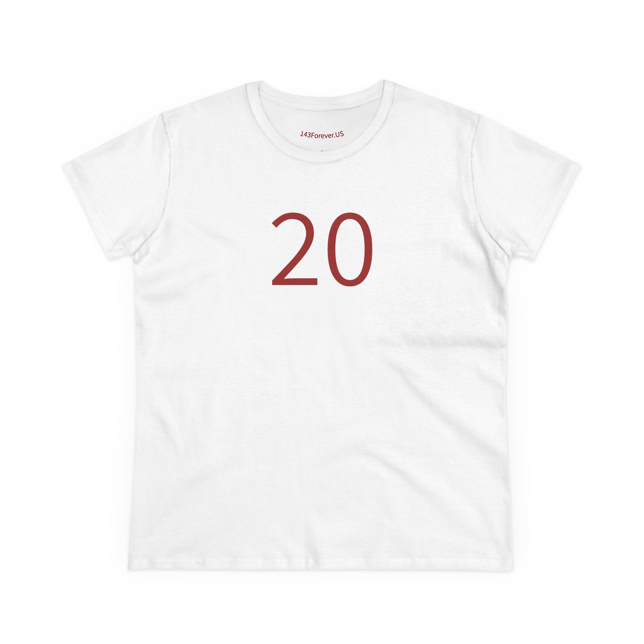 20th  Happy Anniversary: Team Shirt Short - Wife / Women's