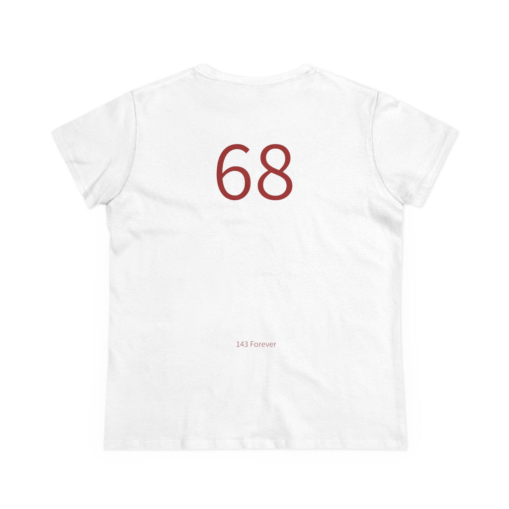 68th  Happy Anniversary: Team Shirt Short - Wife / Women's