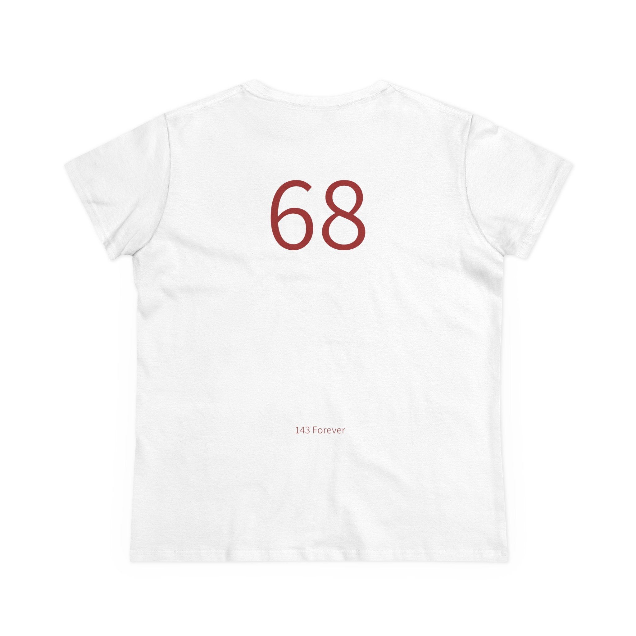 68th  Happy Anniversary: Team Shirt Short - Wife / Women's