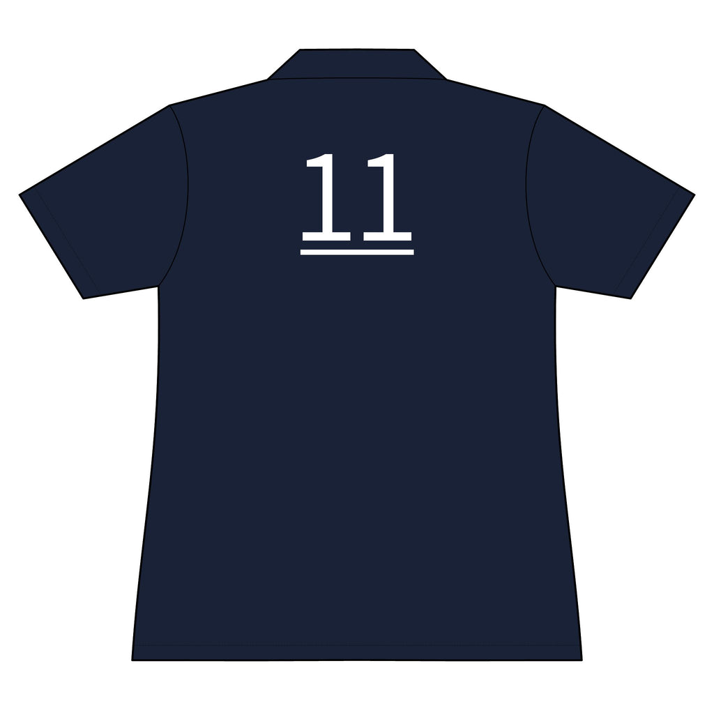 11th  Teammate: Team polo Shirt - Blue Ribbon - Daughter / Women's