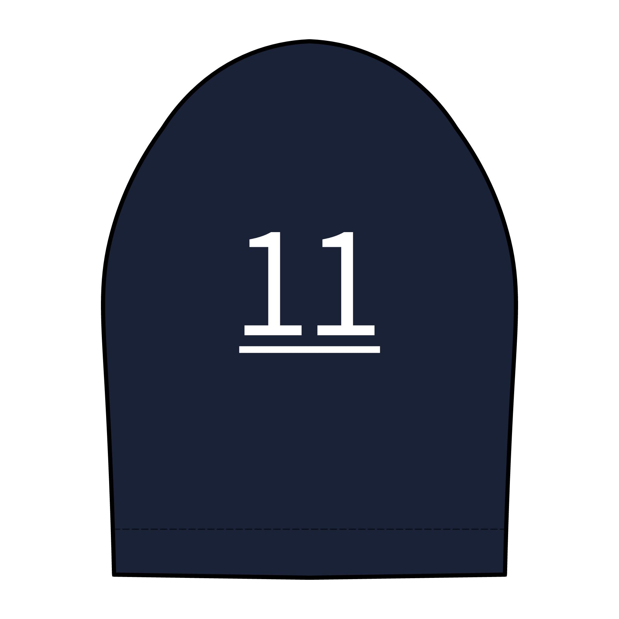 11th  Teammate: Team polo Shirt - Blue Ribbon - Daughter / Women's