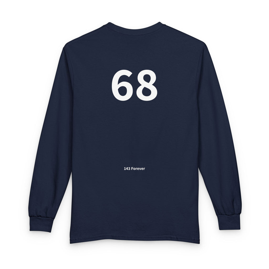 68TH  Happy Anniversary:  Team Shirt Long - Husband / Men's