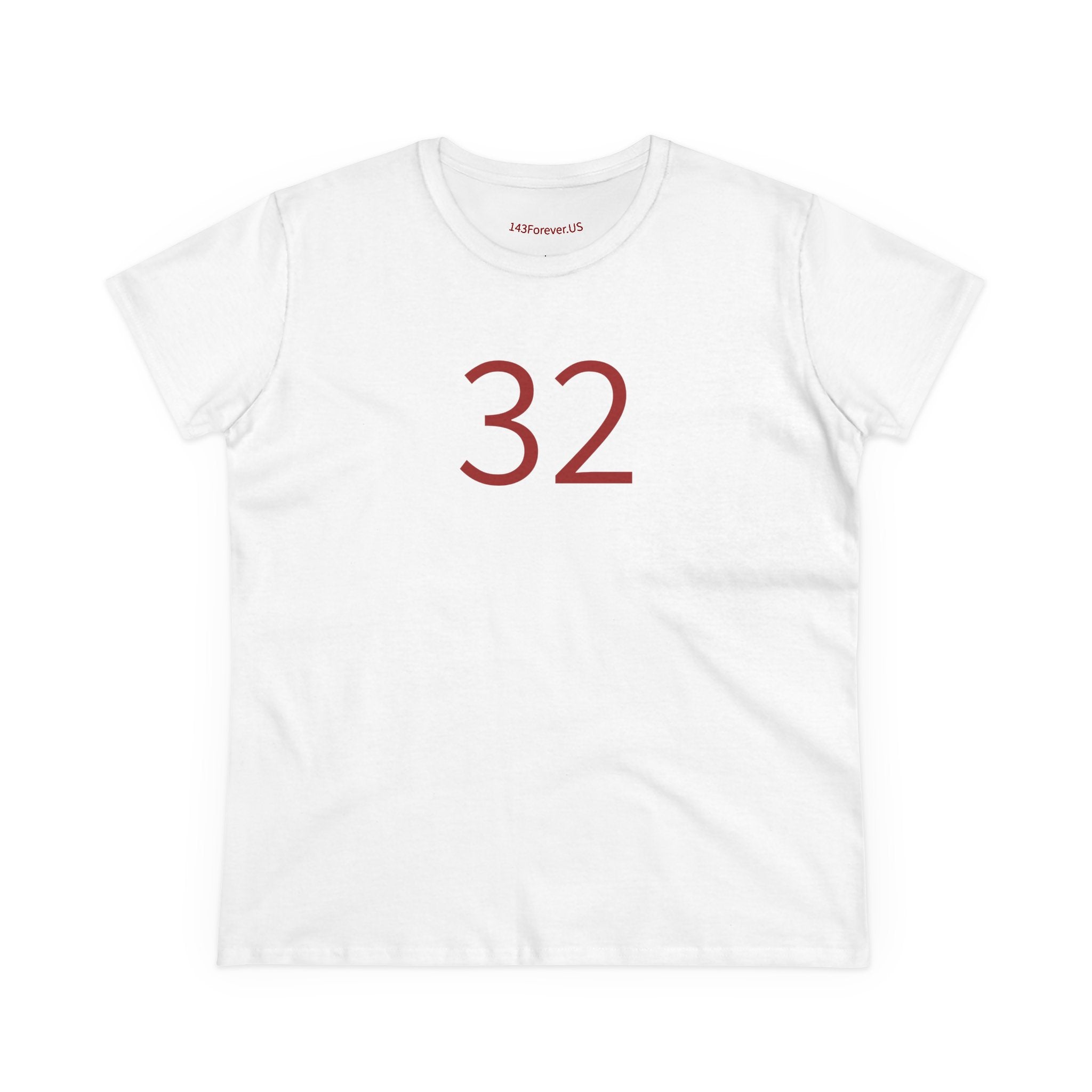 32nd  Happy Anniversary: Team Shirt Short - Wife / Women's
