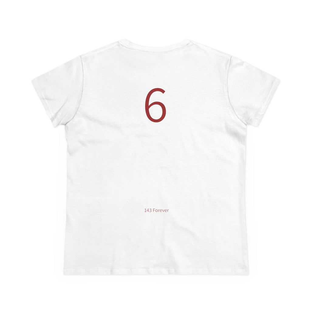 6th  Happy Anniversary: Team Shirt Short - Wife / Women's