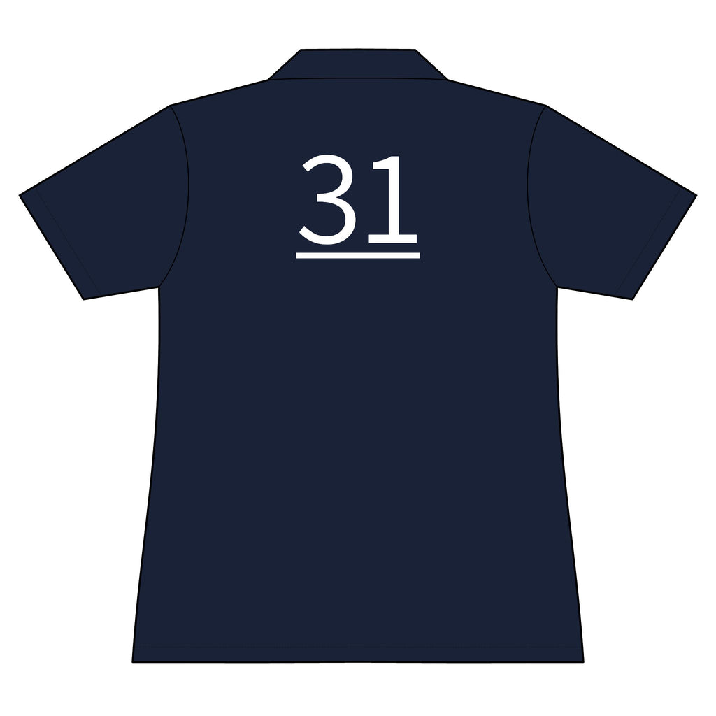 31st  Teammate: Team polo Shirt - Blue Ribbon - Daughter / Women's