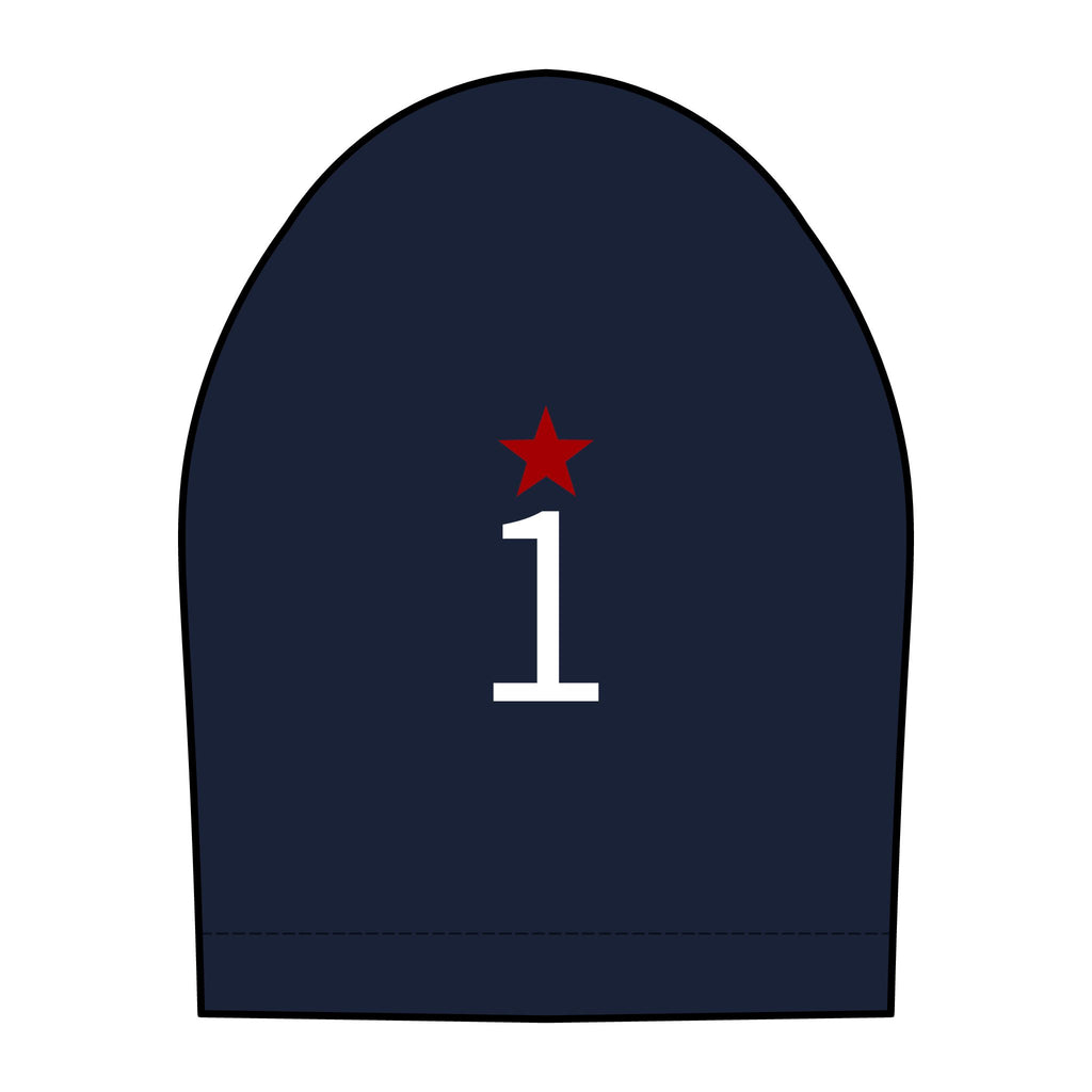 1*  I Miss You: Team polo Shirt - Blue Ribbon - Widow / Women's