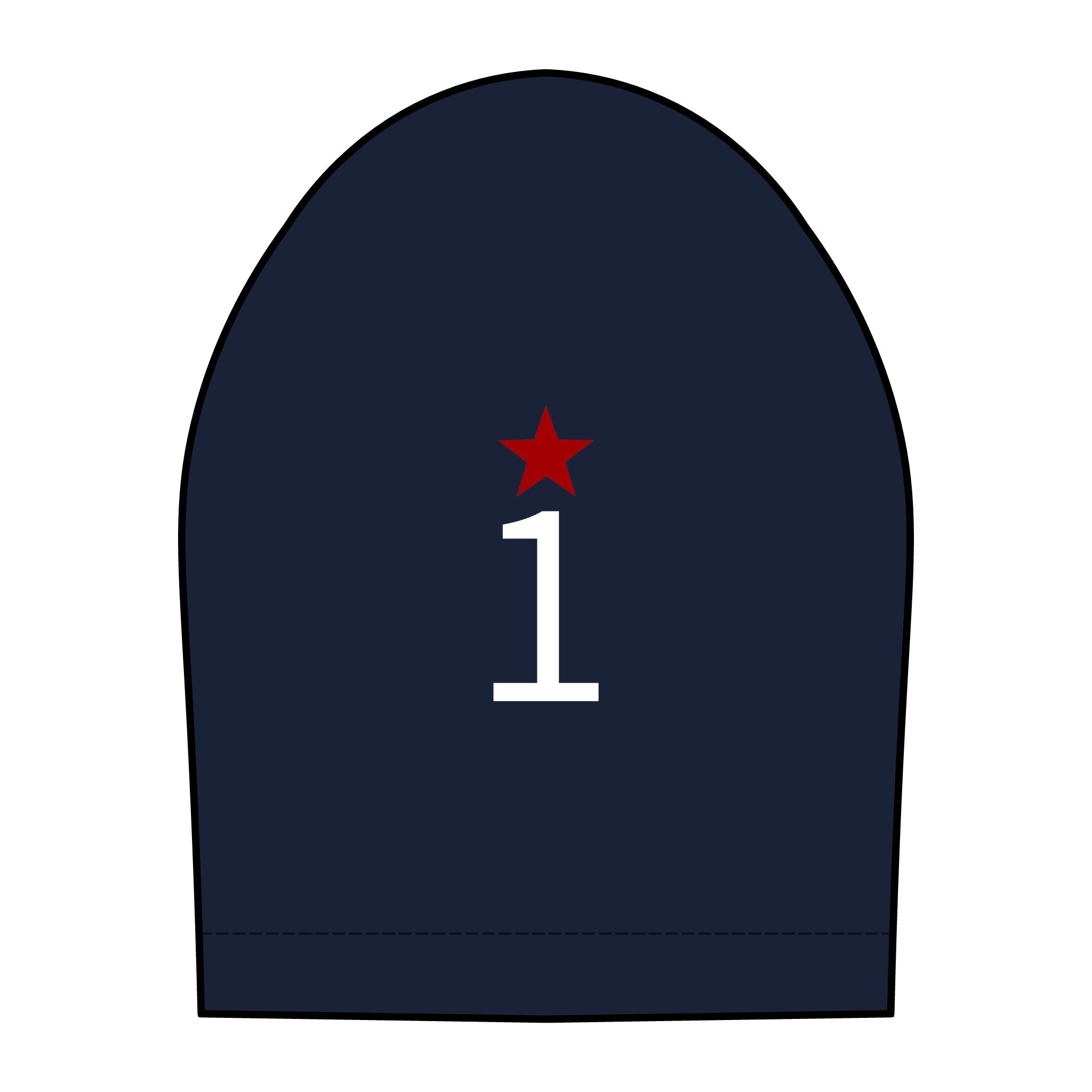 1*  I Miss You: Team polo Shirt - Blue Ribbon - Widow / Women's