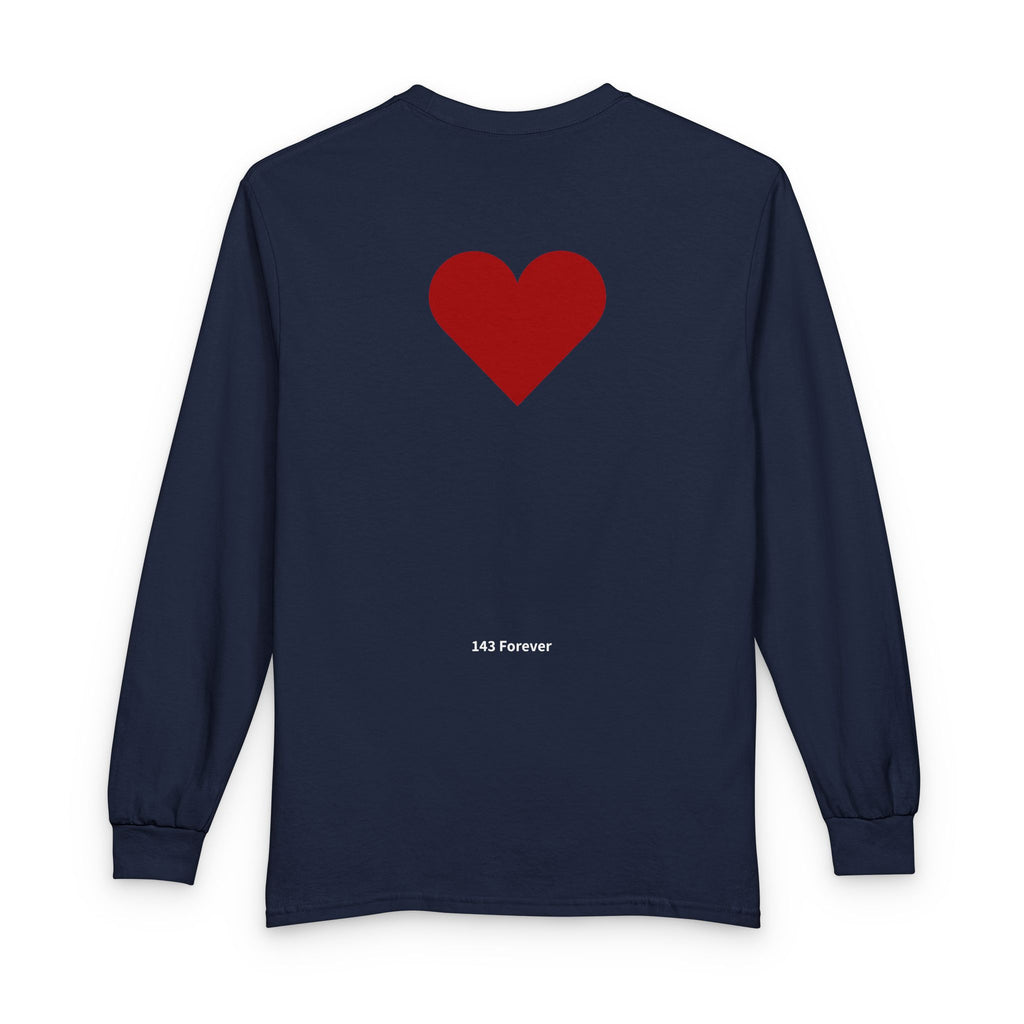 We're Engaged: Team Shirt Long - Blue Ribbon - Fiancé / Men's