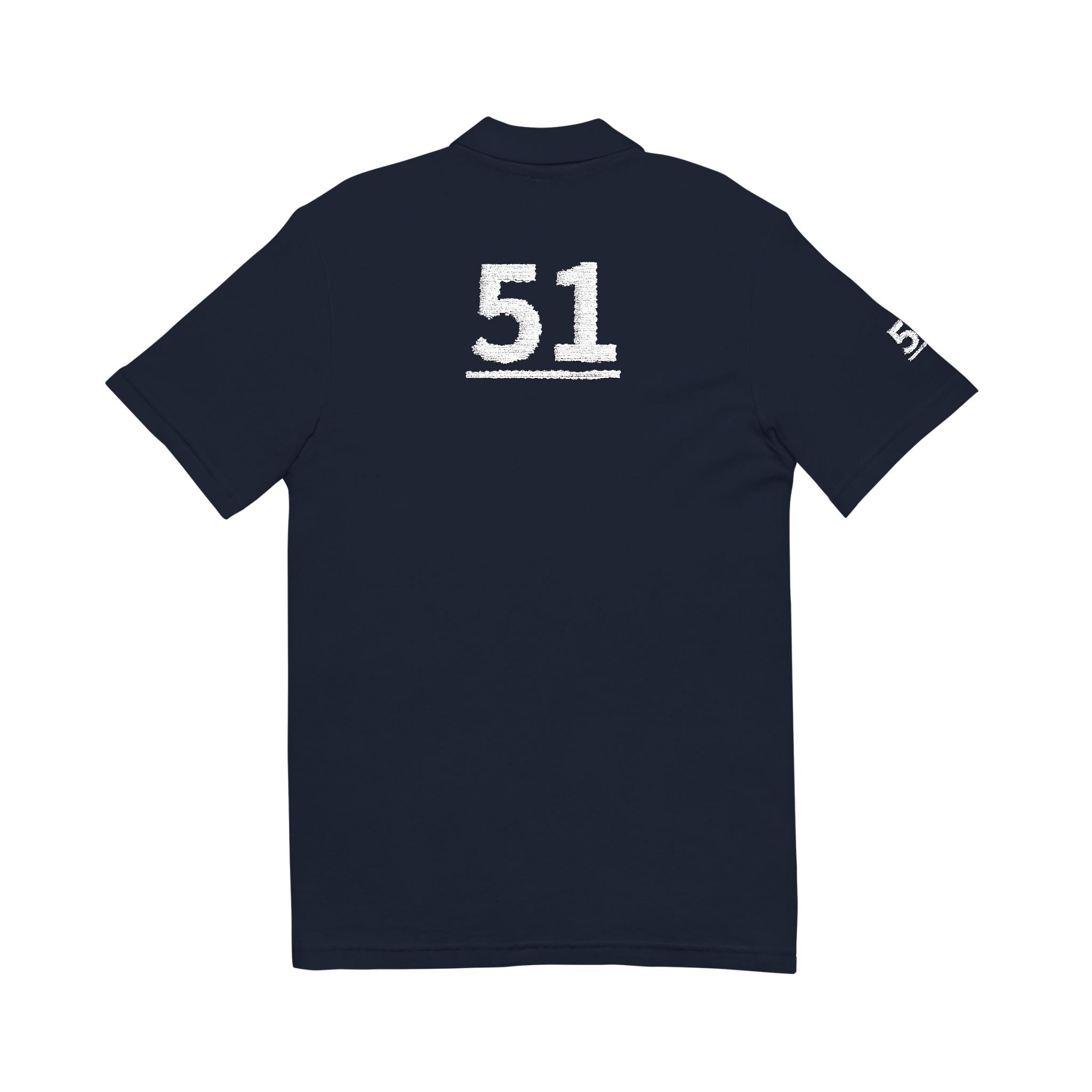51ST  Teammates:  Team polo Shirt - Blue Ribbon - Son / Men's