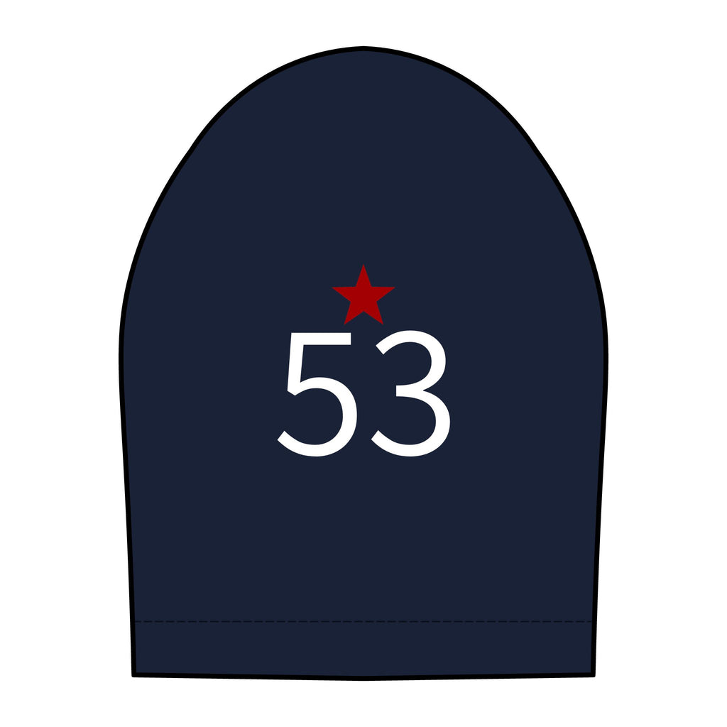 53*  I Miss You: Team polo Shirt - Blue Ribbon - Widow / Women's