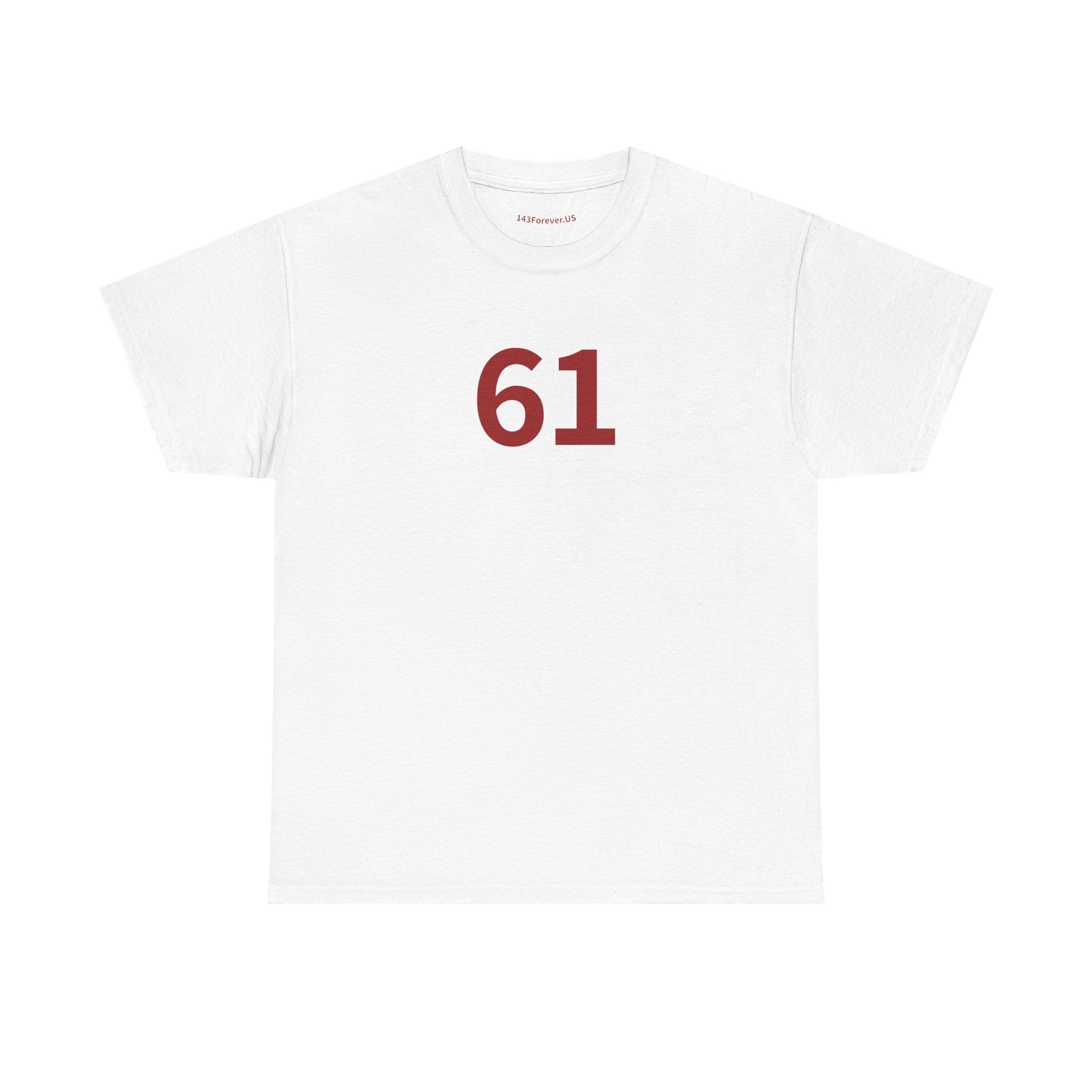 61ST  Happy Anniversary: Team Shirt Short - Husband / Men's