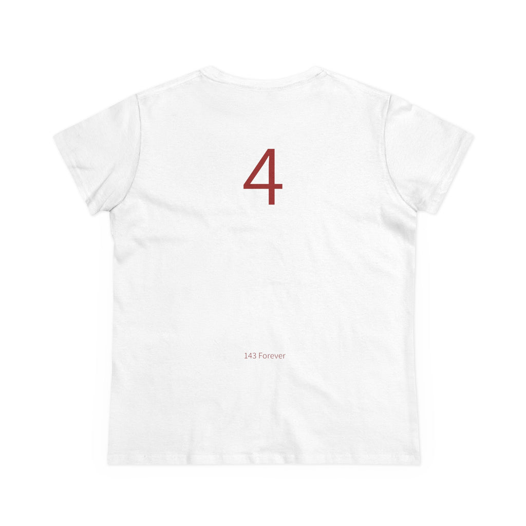 4th  Happy Anniversary: Team Shirt Short - Wife / Women's