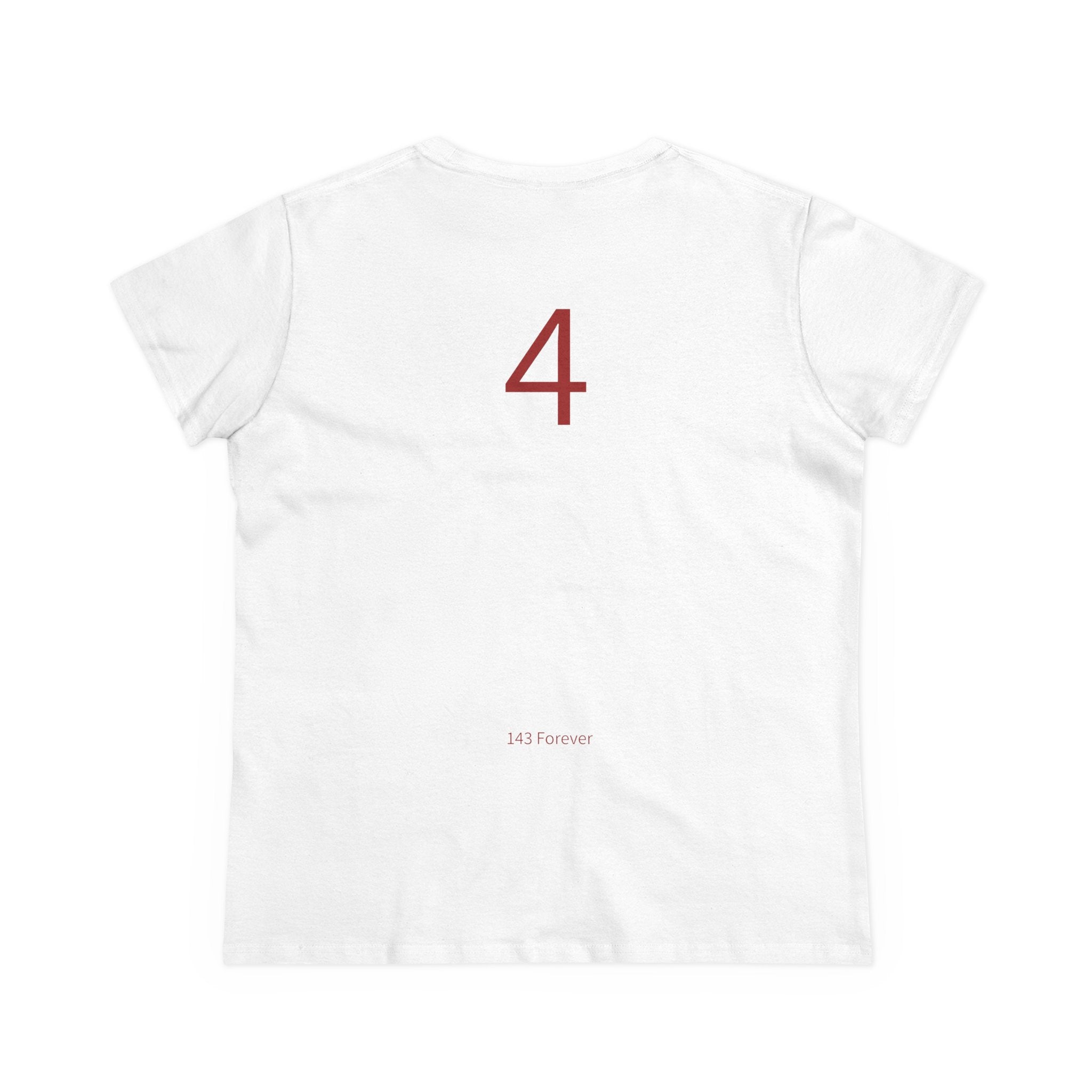 4th  Happy Anniversary: Team Shirt Short - Wife / Women's