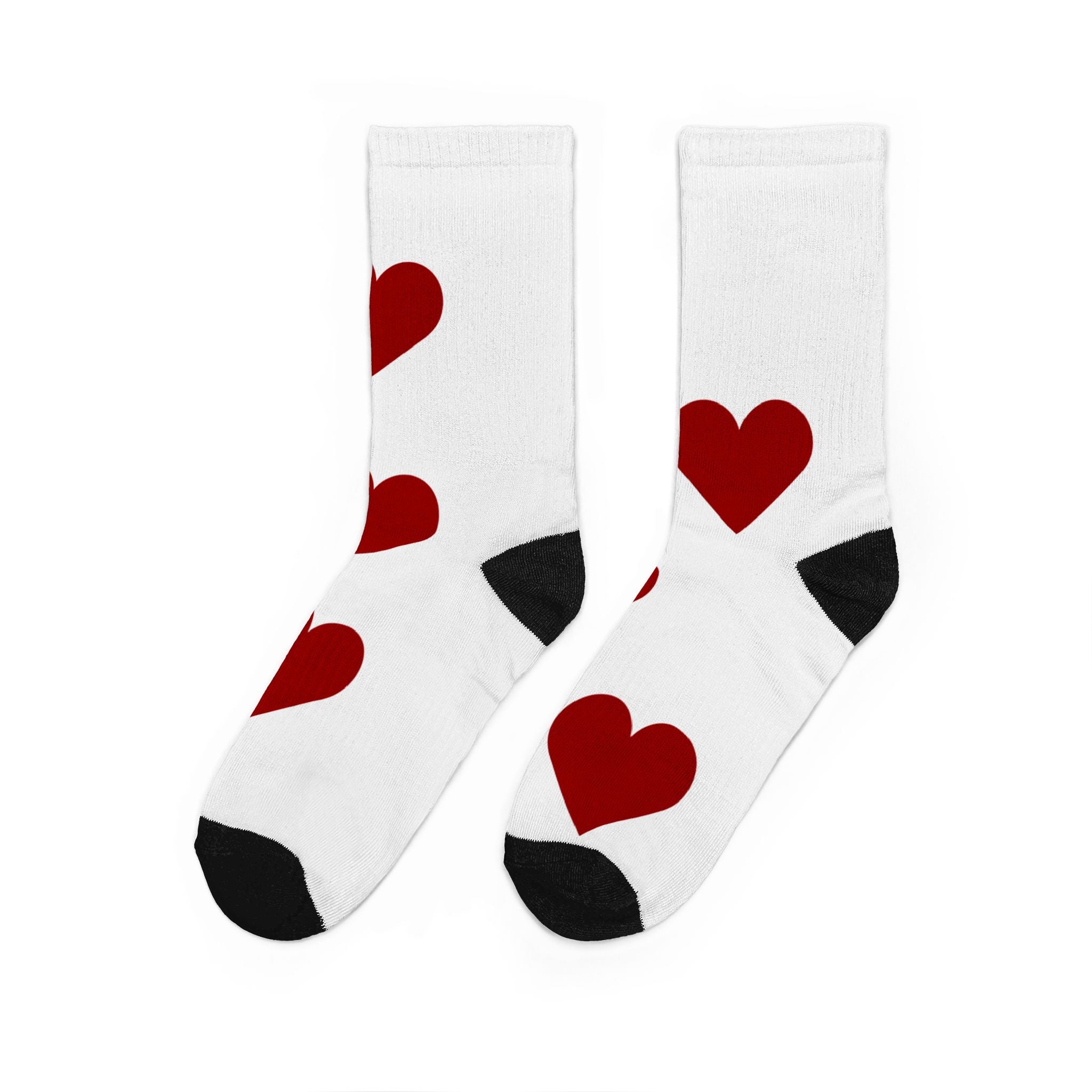 TEST: WE'RE ENGAGED FIANCE' & FIANCE" Unisex Padded Crew Socks (DTG)