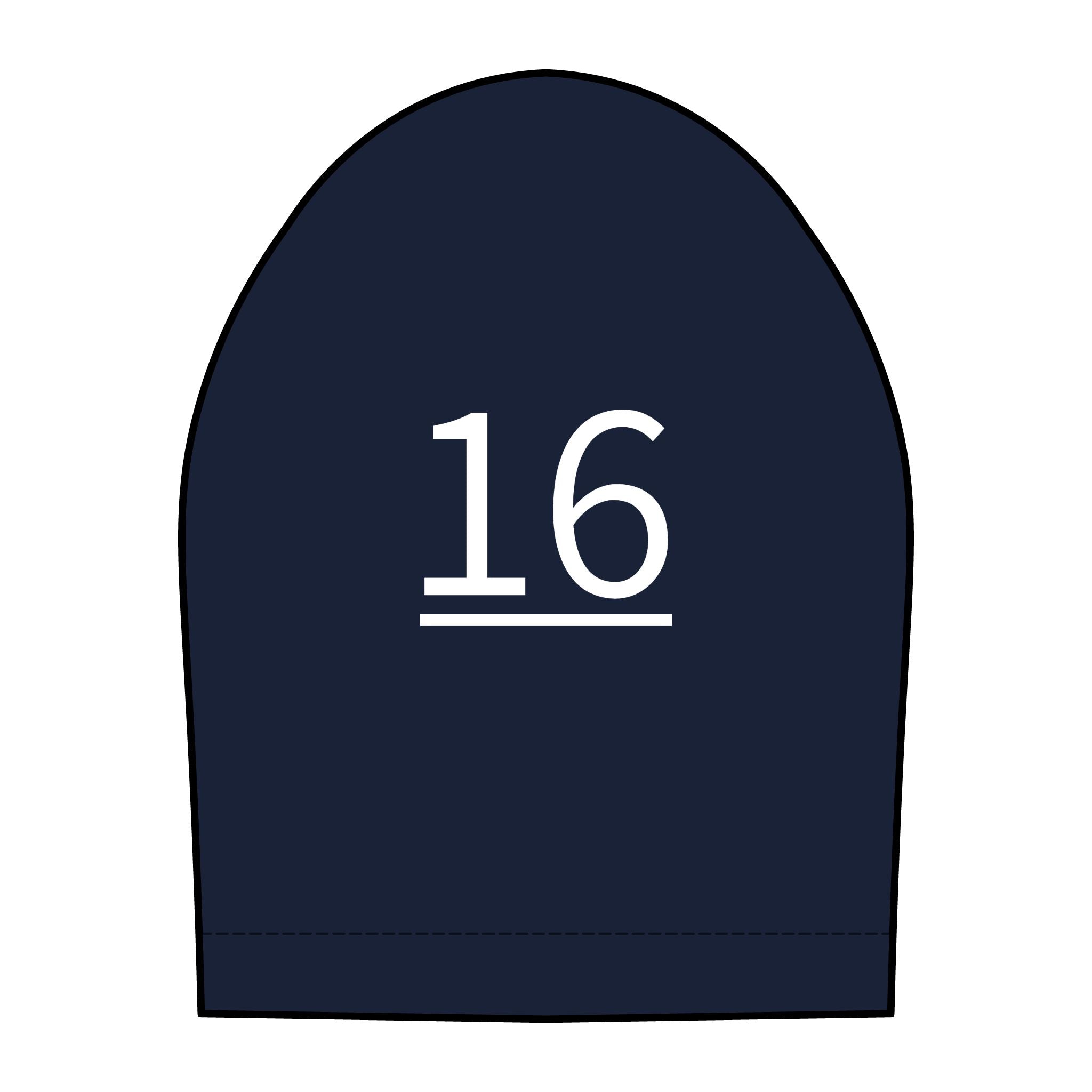 16th  Teammate: Team polo Shirt - Blue Ribbon - Daughter / Women's