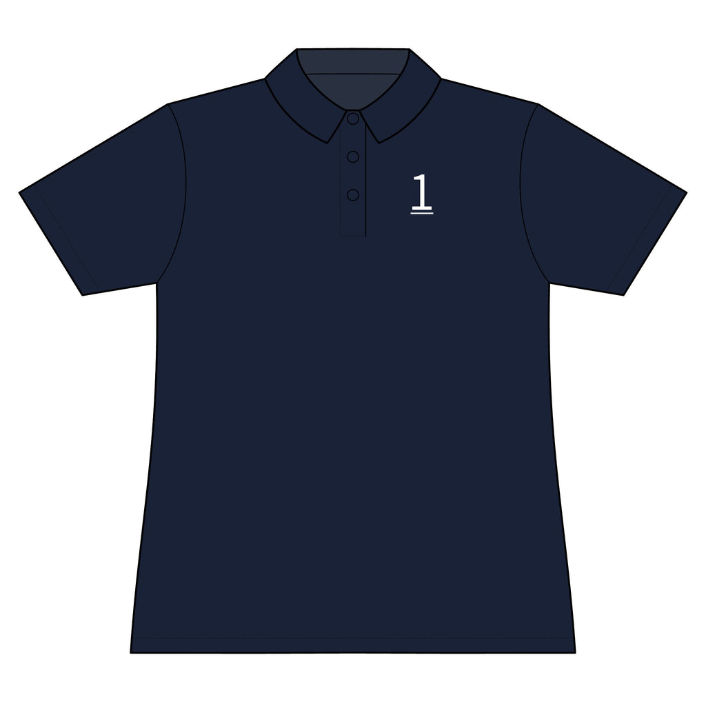 1st Teammate: Team polo Shirt - Blue Ribbon - Daughter / Women's