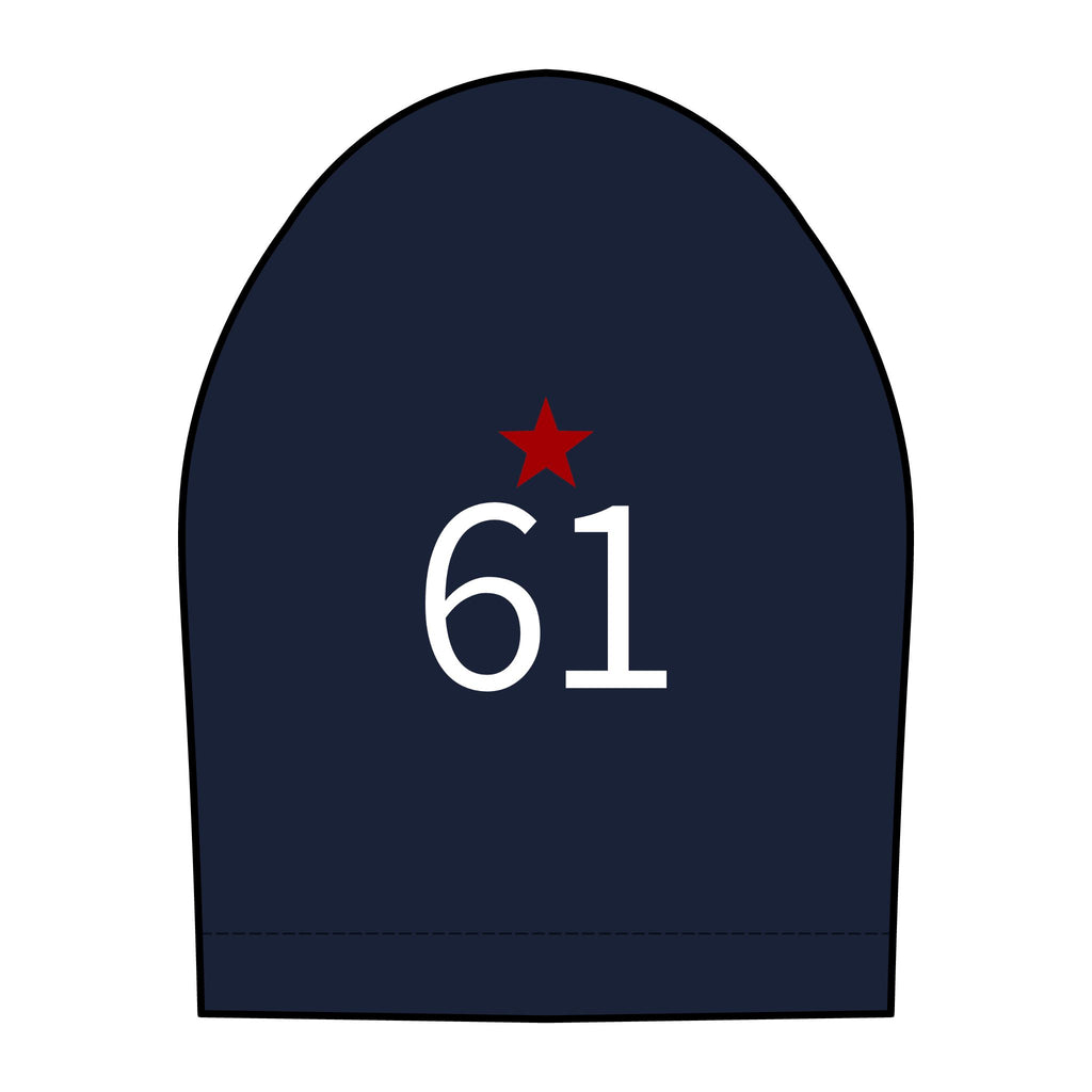 61*  I Miss You: Team polo Shirt - Blue Ribbon - Widow / Women's