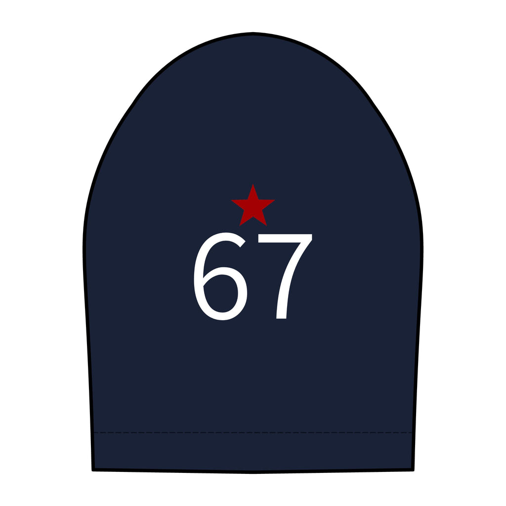 67*  I Miss You: Team polo Shirt - Blue Ribbon - Widow / Women's