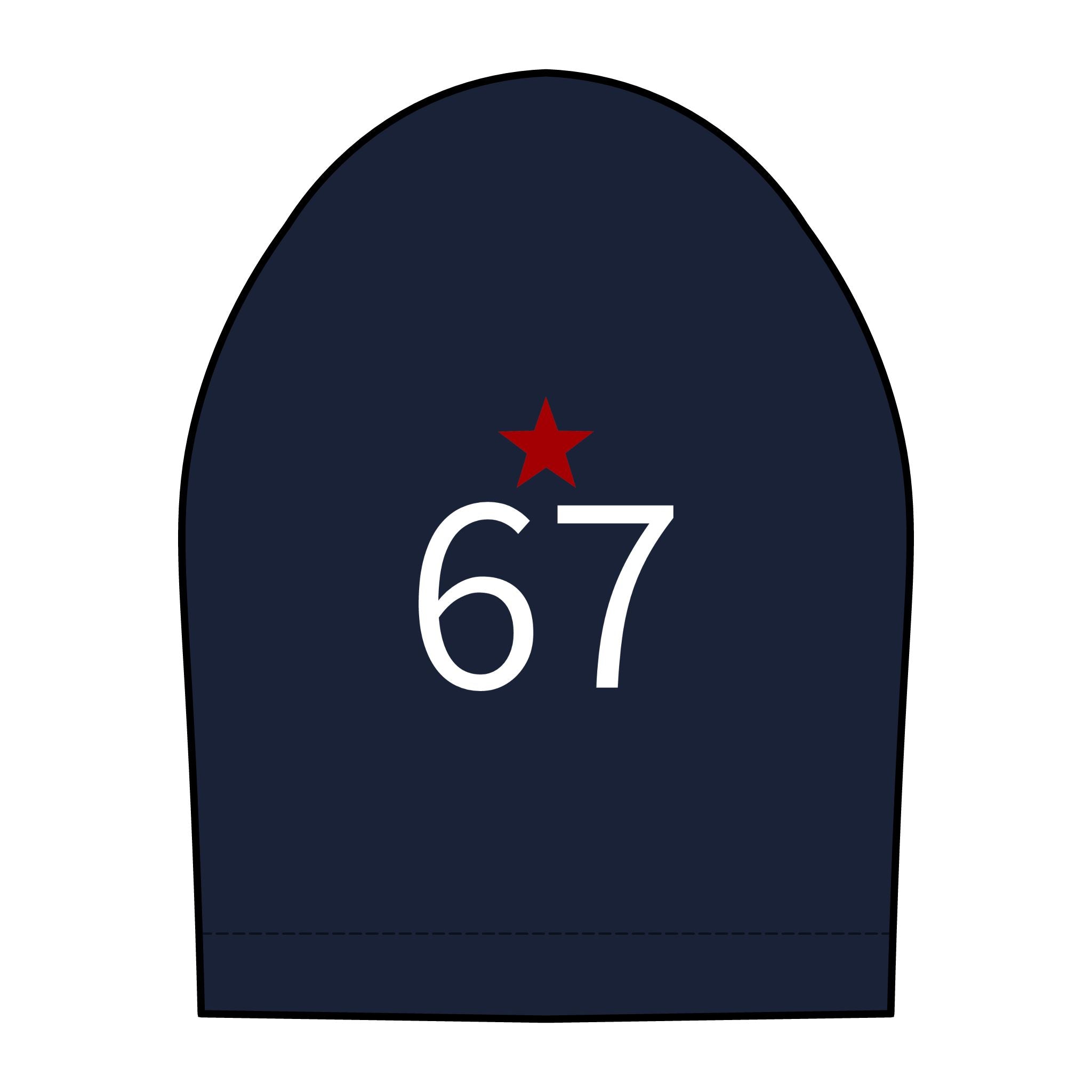 67*  I Miss You: Team polo Shirt - Blue Ribbon - Widow / Women's