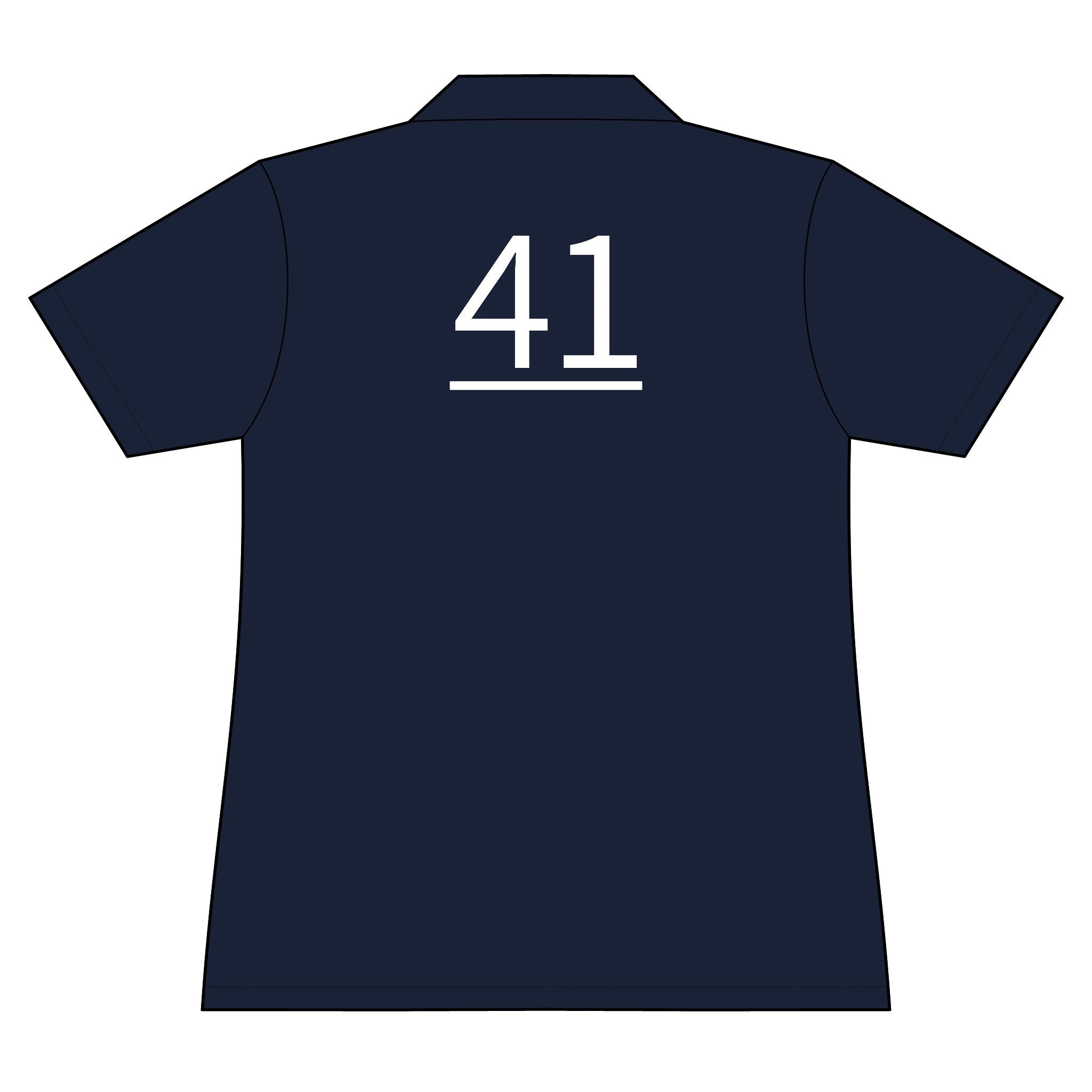 41st  Teammate: Team polo Shirt - Blue Ribbon - Daughter / Women's