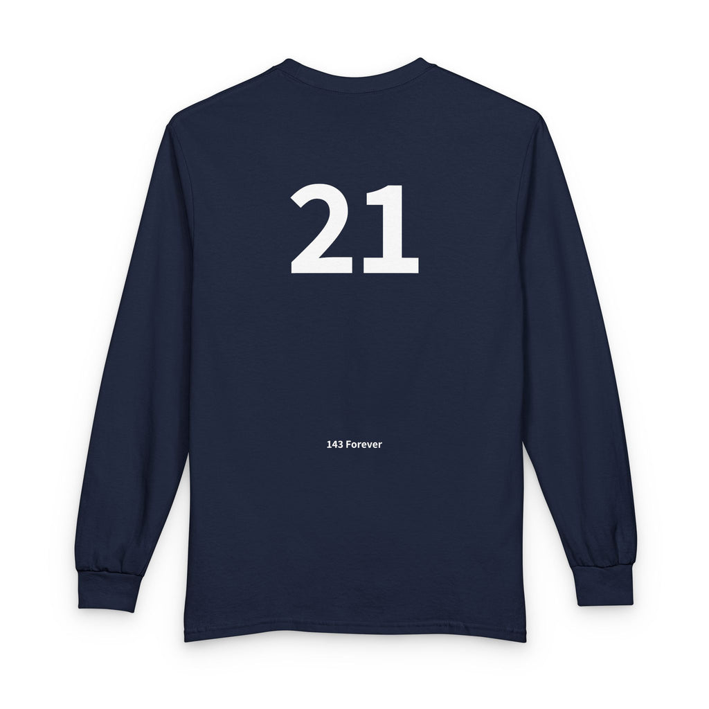 21ST  Happy Anniversary:  Team Shirt Long - Husband / Men's