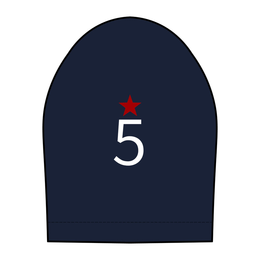5*  I Miss You: Team polo Shirt - Blue Ribbon - Widow / Women's