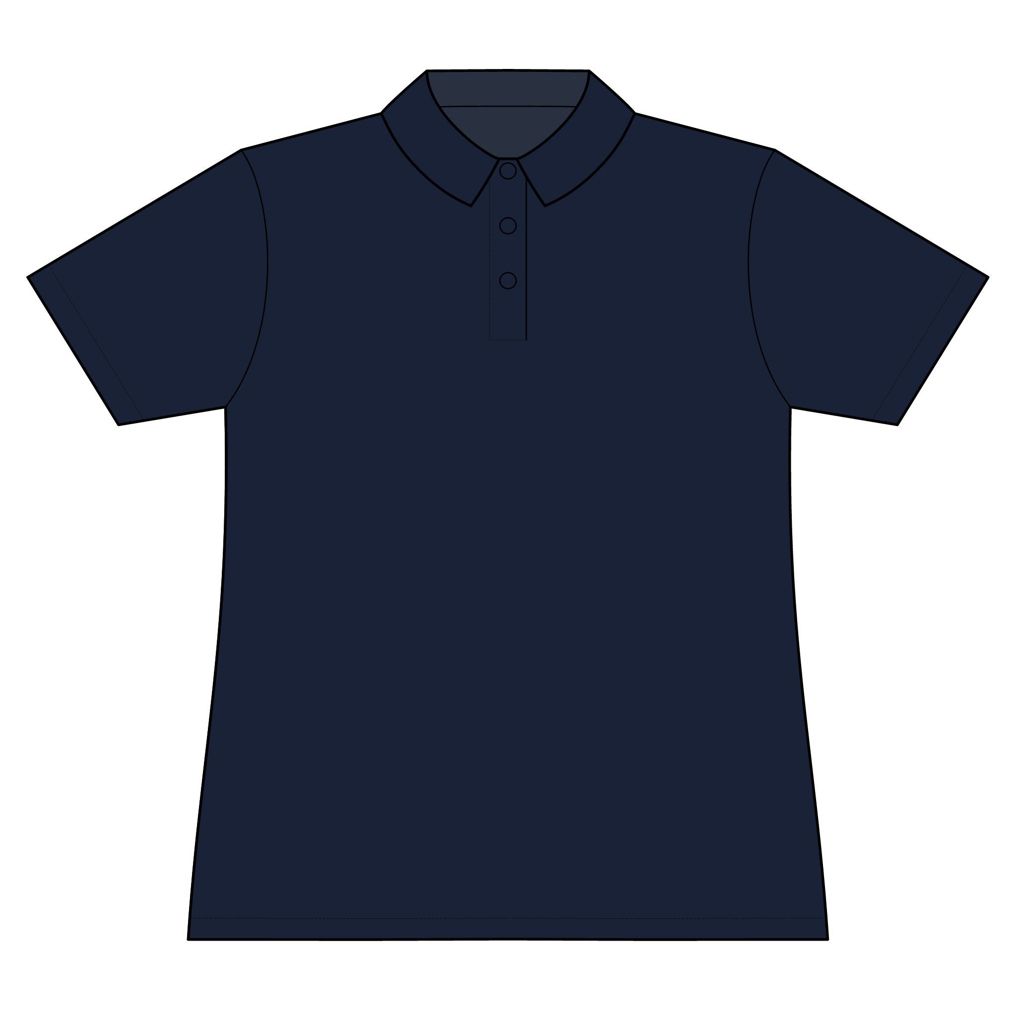 We're Engaged: Team polo Shirt - Blue Ribbon - Fiancé / Women's
