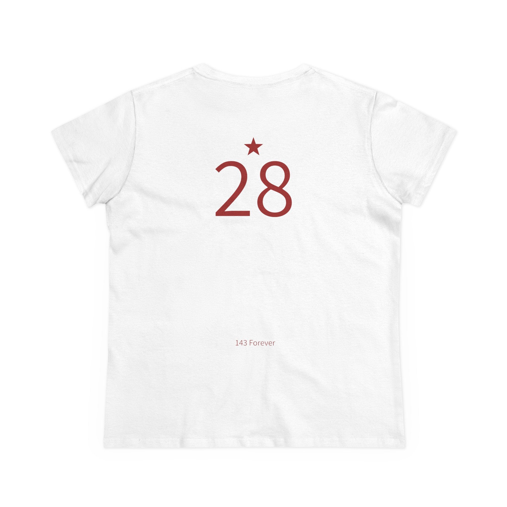 28*  I Miss You: Team Shirt Short - Widow / Women's
