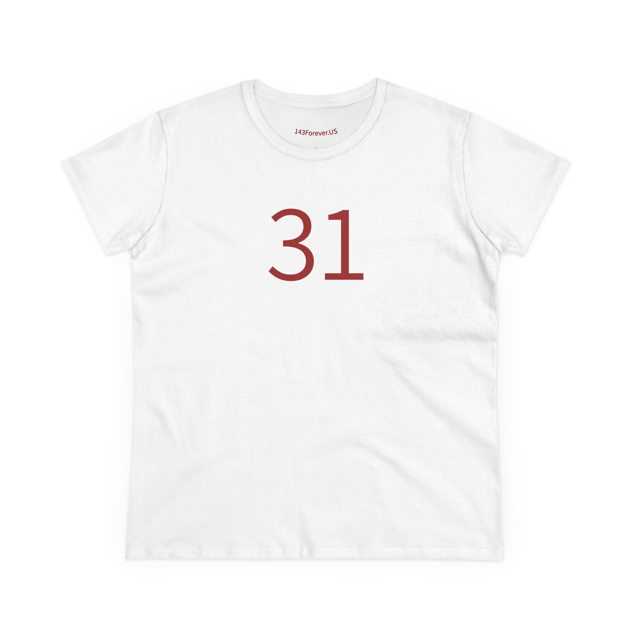 31st  Happy Anniversary: Team Shirt Short - Wife / Women's