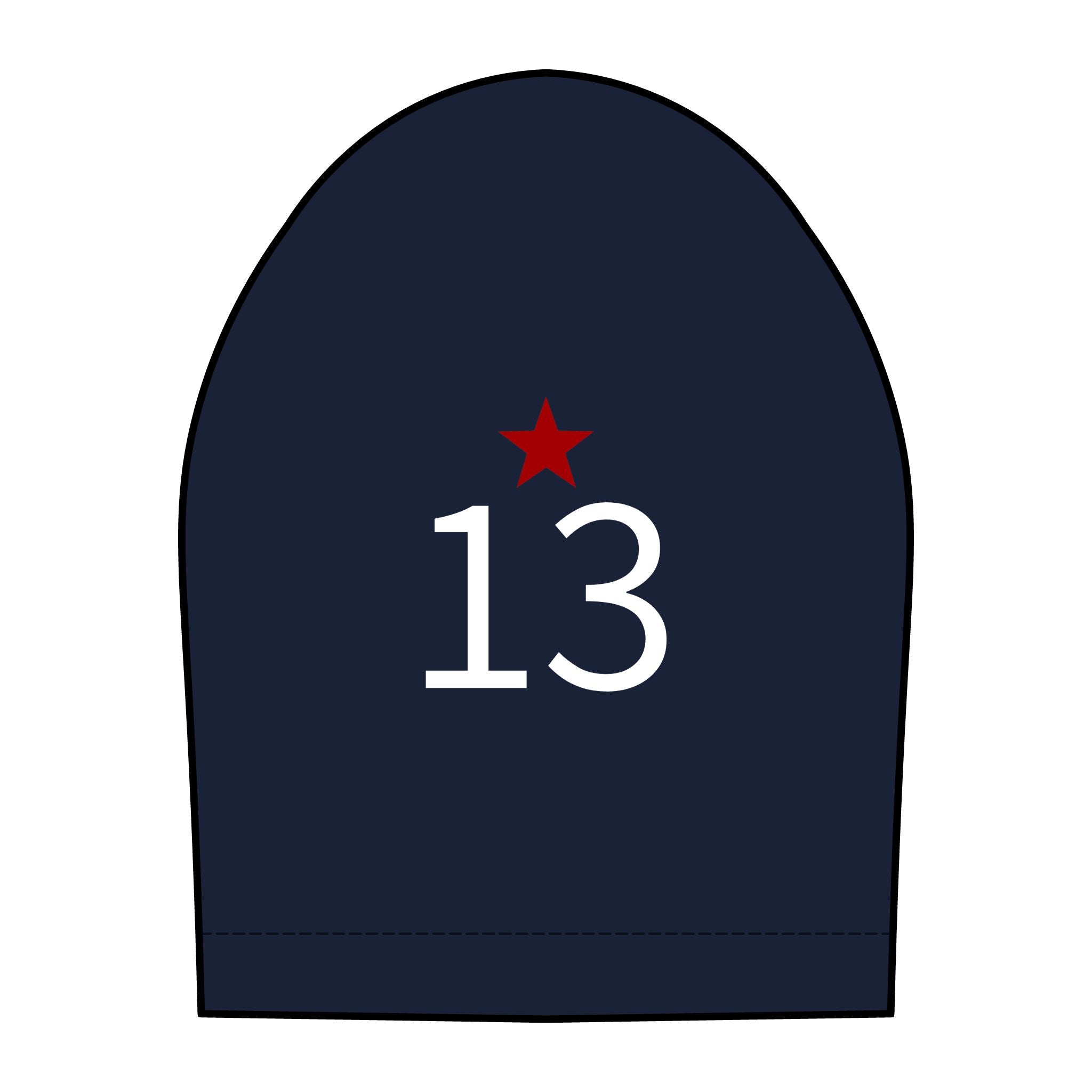 13*  I Miss You: Team polo Shirt - Blue Ribbon - Widow / Women's