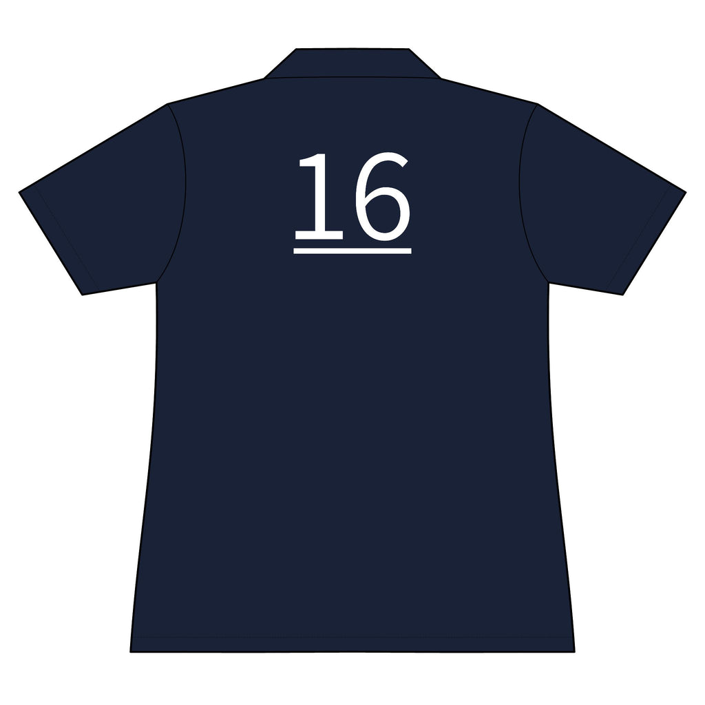 16th  Teammate: Team polo Shirt - Blue Ribbon - Daughter / Women's