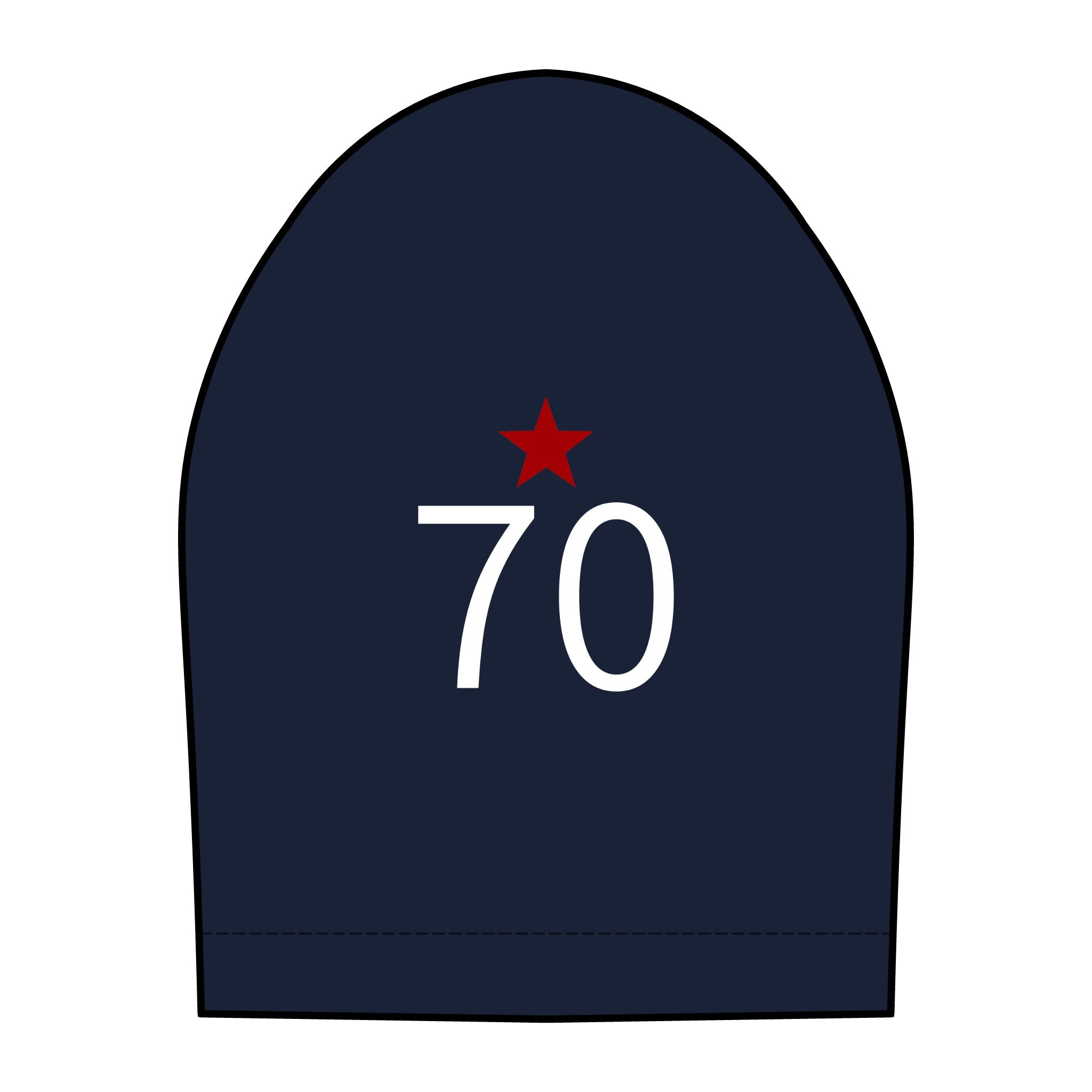 70*  I Miss You: Team polo Shirt - Blue Ribbon - Widow / Women's