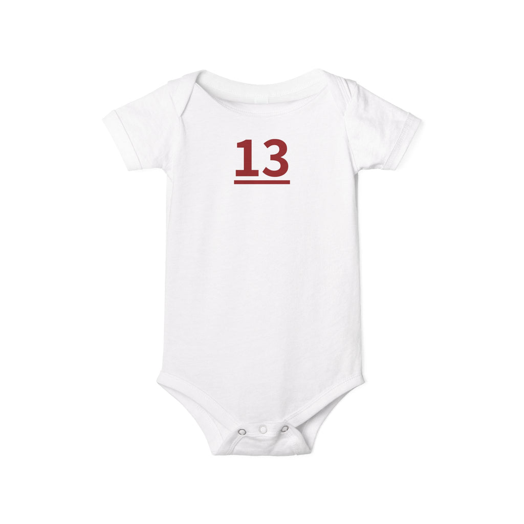 13TH  Lil' Teammates: Team Onesie Infant - Son / Boy's