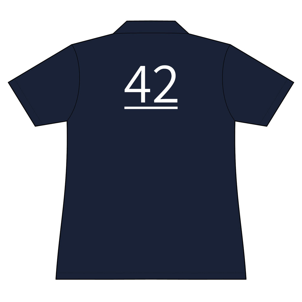 42nd  Teammate: Team polo Shirt - Blue Ribbon - Daughter / Women's
