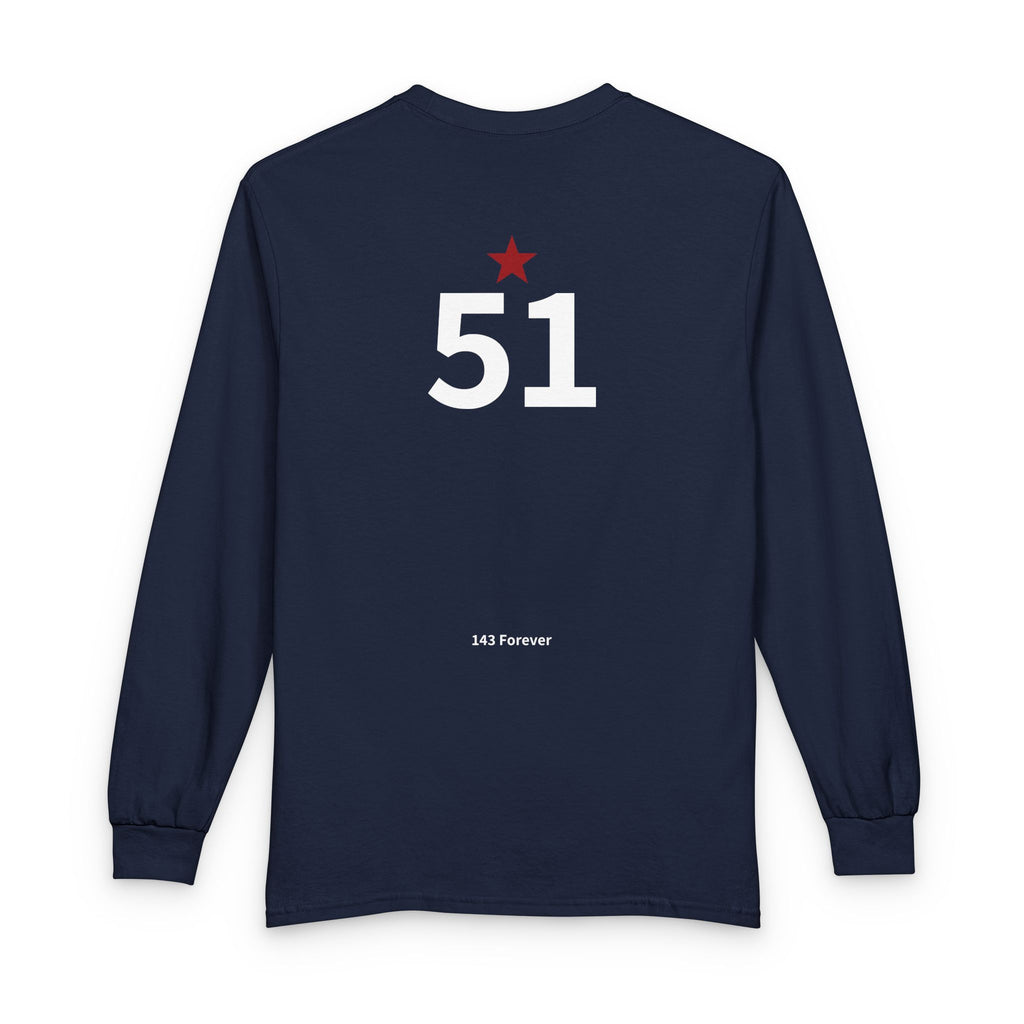51*   I Miss You:  Team Shirt Long - Widower / Men's