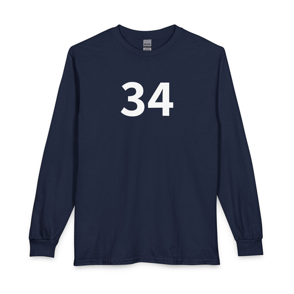 34TH  Happy Anniversary:  Team Shirt Long - Husband / Men's